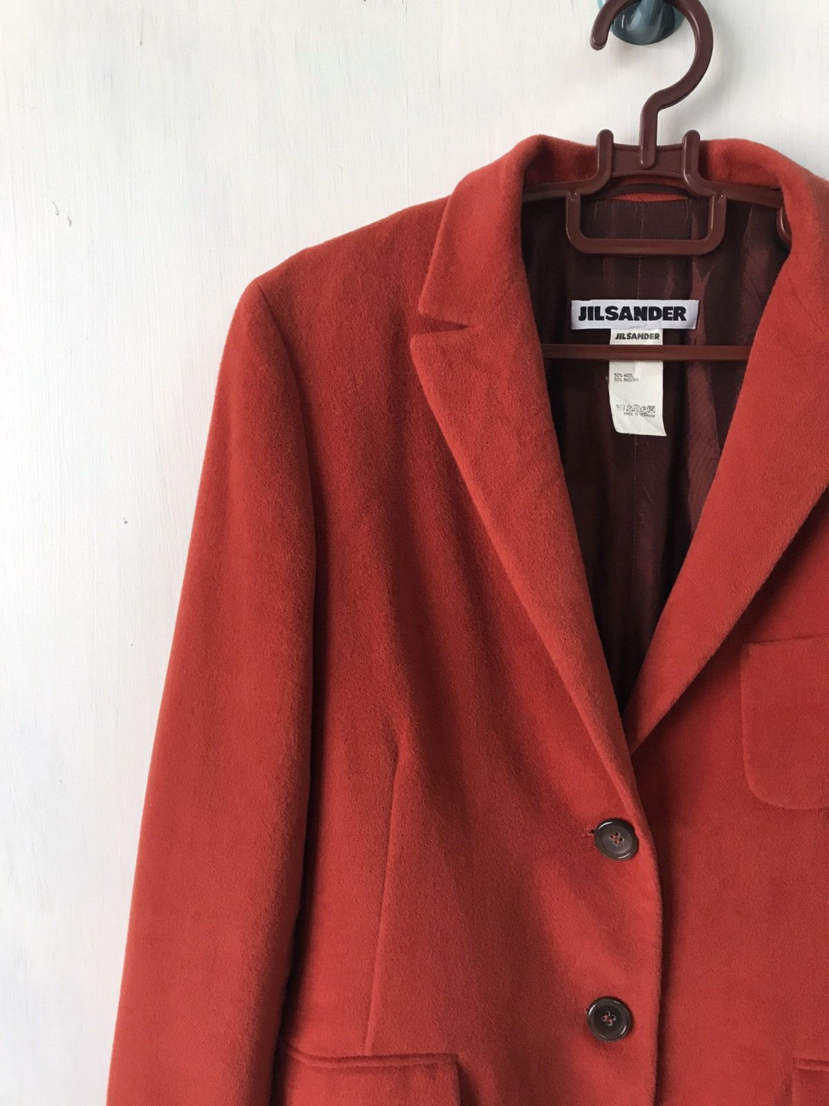 Jil Sander 💥Steals💥Jil Sander Wool & Angora Jacket Coat Size XS / US 0-2 / IT 36-38 - 3 Thumbnail