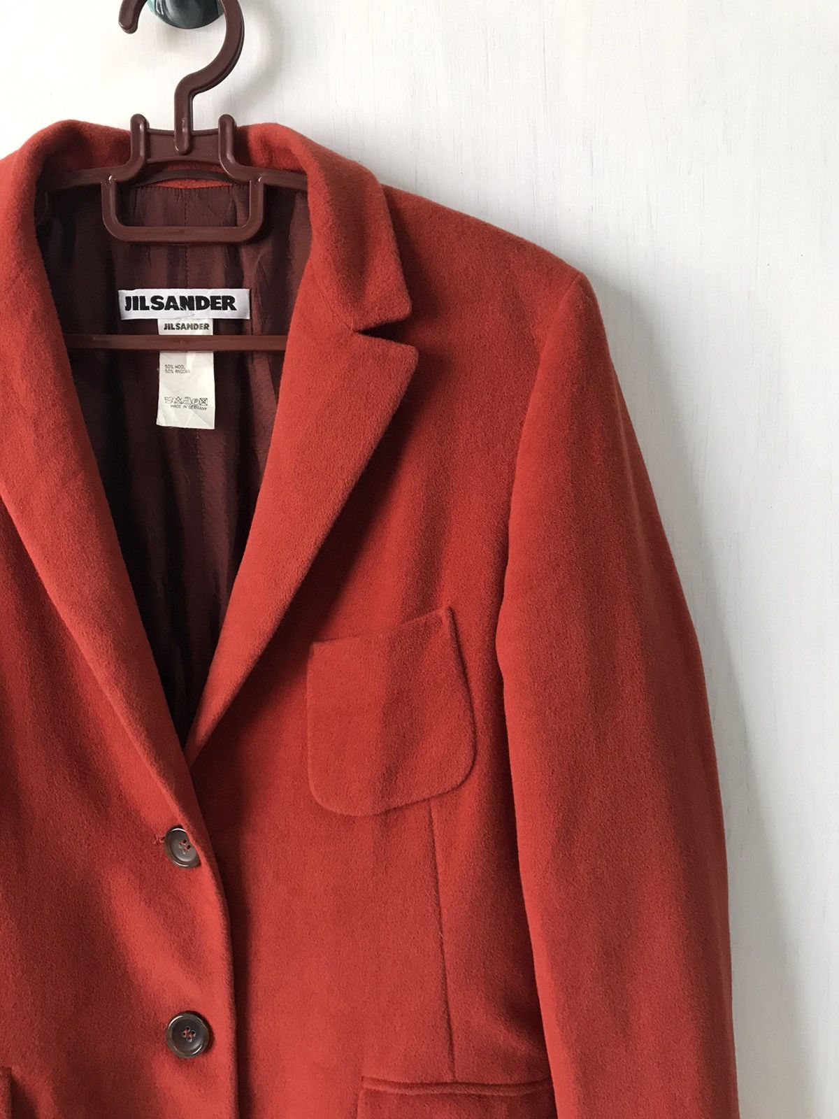 Jil Sander 💥Steals💥Jil Sander Wool & Angora Jacket Coat Size XS / US 0-2 / IT 36-38 - 4 Thumbnail