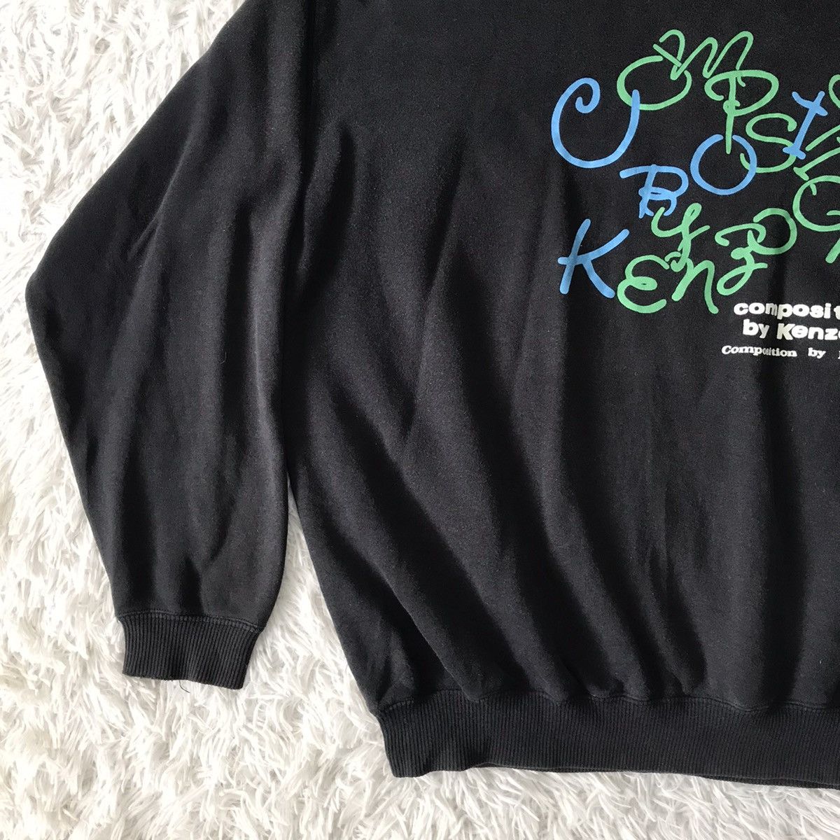 Kenzo Composition By Kenzo Sweatshirt Made in Japan Size US M / EU 48-50 / 2 - 7 Thumbnail