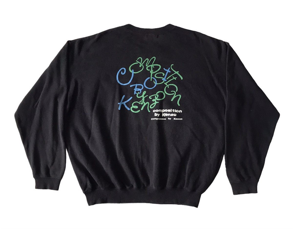 Kenzo Composition By Kenzo Sweatshirt Made in Japan Size US M / EU 48-50 / 2 - 1 Thumbnail