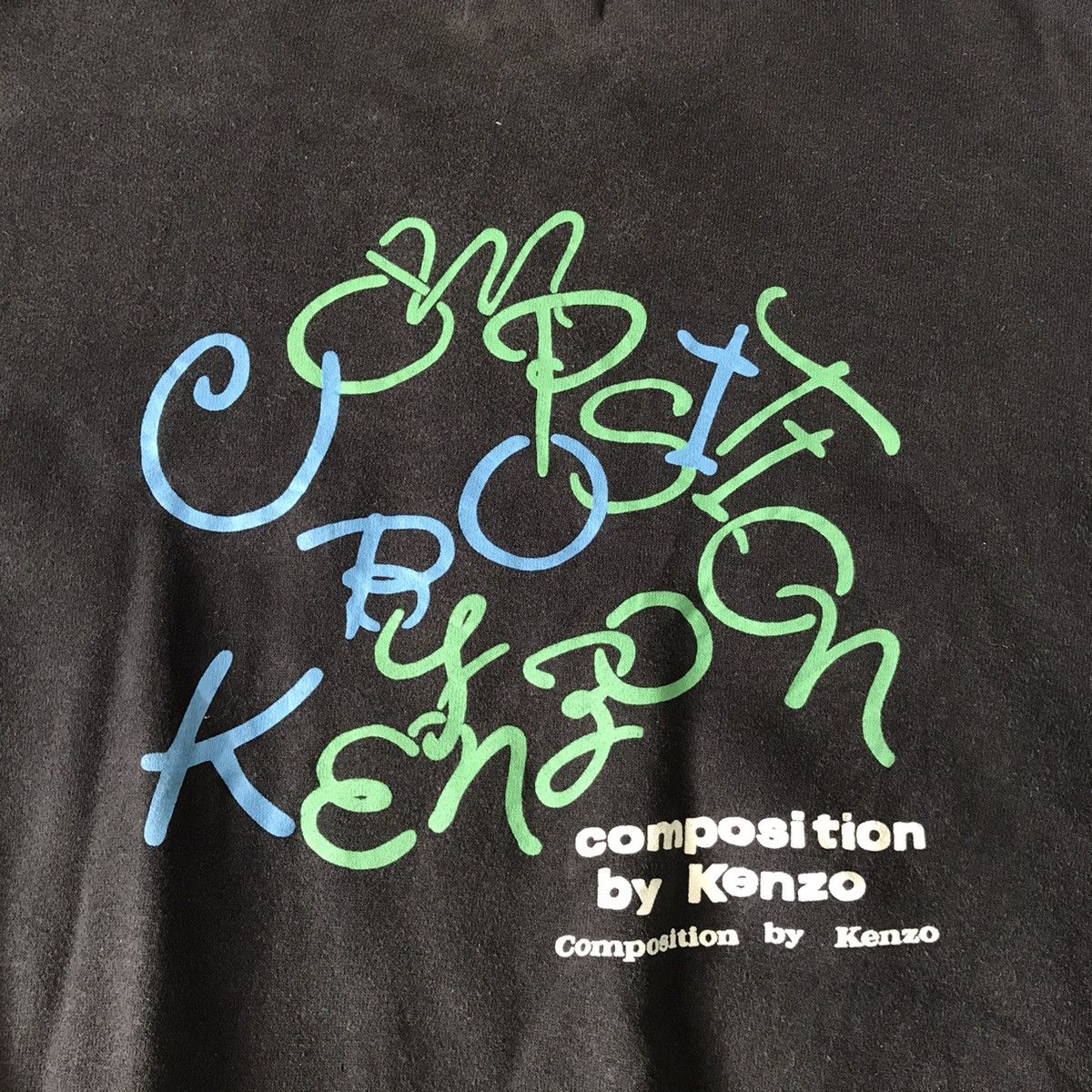 Kenzo Composition By Kenzo Sweatshirt Made in Japan Size US M / EU 48-50 / 2 - 11 Thumbnail