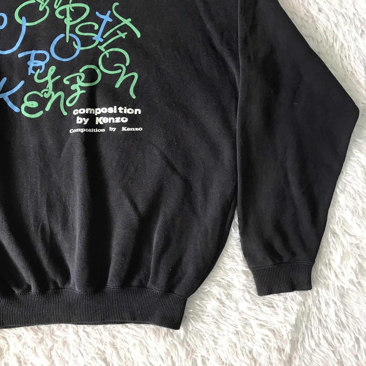 Kenzo Composition By Kenzo Sweatshirt Made in Japan Size US M / EU 48-50 / 2 - 8 Thumbnail
