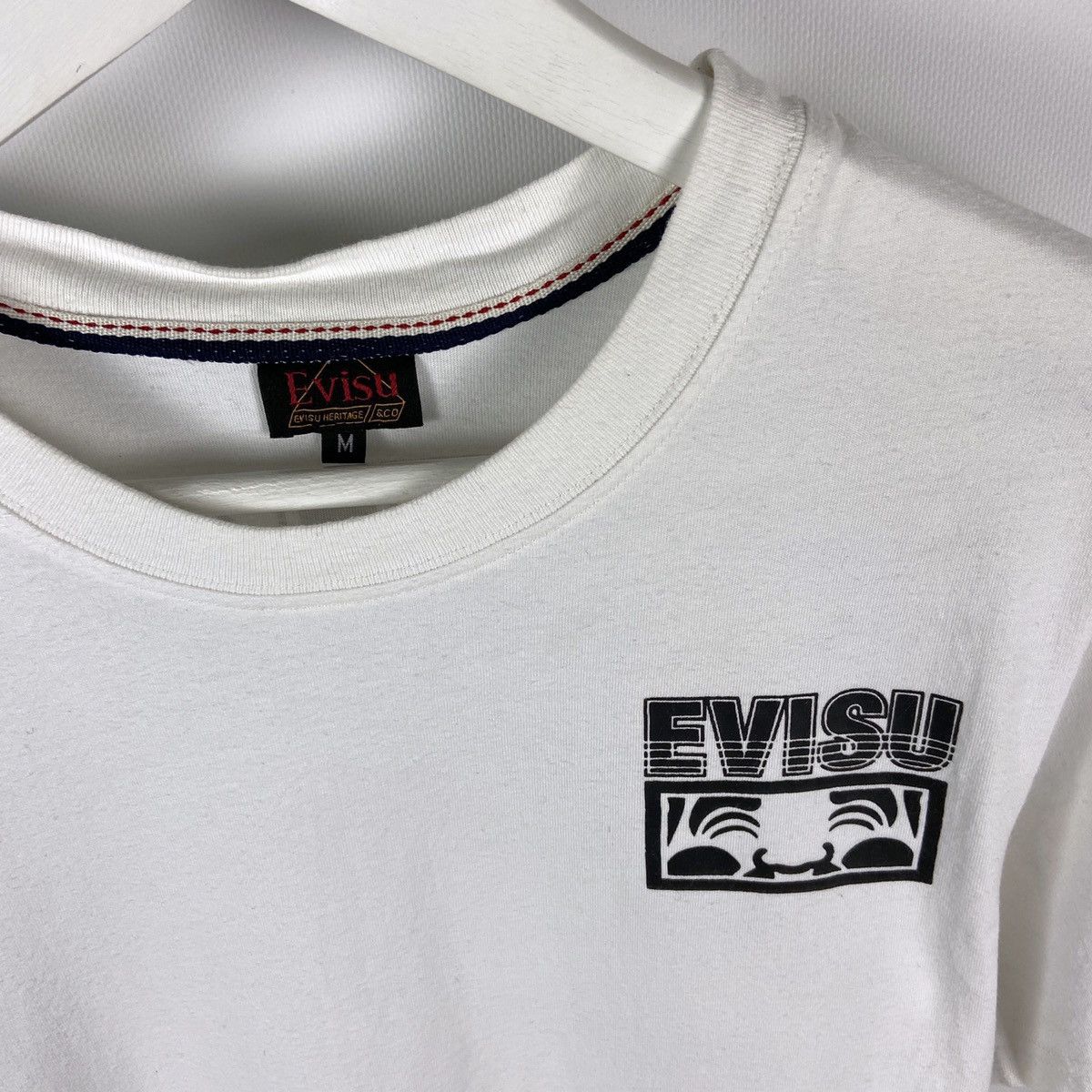 Evisu Vintage 00s Evisu Logo Smile Faces Japanese brand tee Size US M / EU 48-50 / 2 - 5 Thumbnail