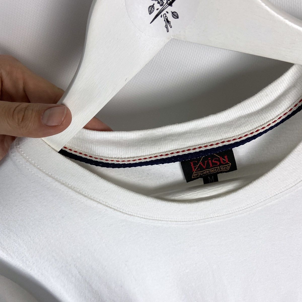 Evisu Vintage 00s Evisu Logo Smile Faces Japanese brand tee Size US M / EU 48-50 / 2 - 9 Thumbnail