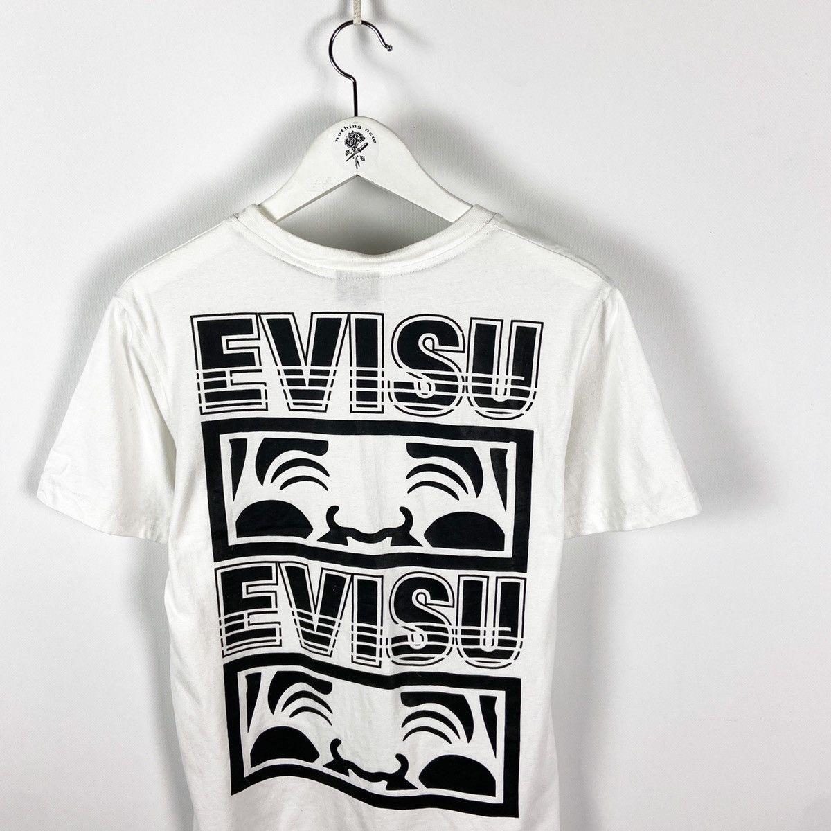 Evisu Vintage 00s Evisu Logo Smile Faces Japanese brand tee Size US M / EU 48-50 / 2 - 3 Thumbnail