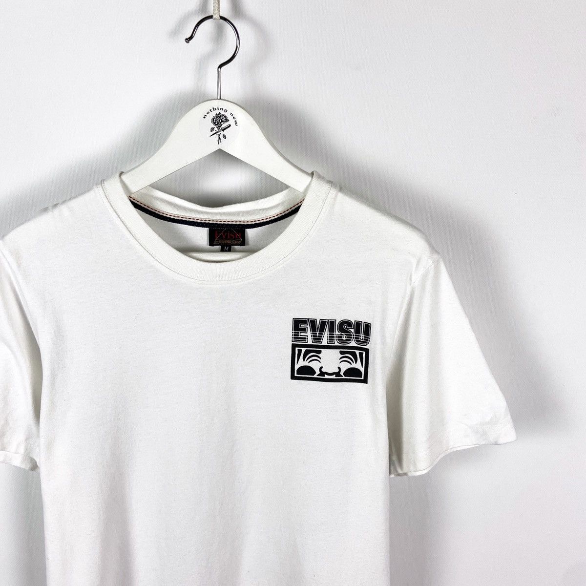 Evisu Vintage 00s Evisu Logo Smile Faces Japanese brand tee Size US M / EU 48-50 / 2 - 4 Thumbnail