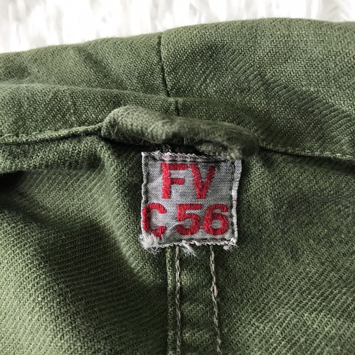 Vintage 💥Vtg 60s Swedish Military Army Shirt Jacket Size US L / EU 52-54 / 3 - 16 Thumbnail