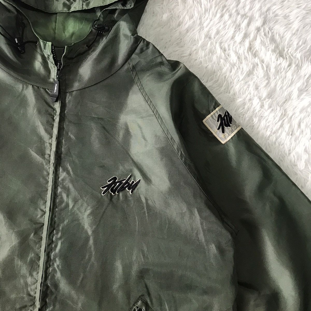 Fubu × Sports Specialties 💥Vtg Sun Faded FUBU Urban Gear Nylon Jacket Hoodie Size US L / EU 52-54 / 3 - 7 Thumbnail