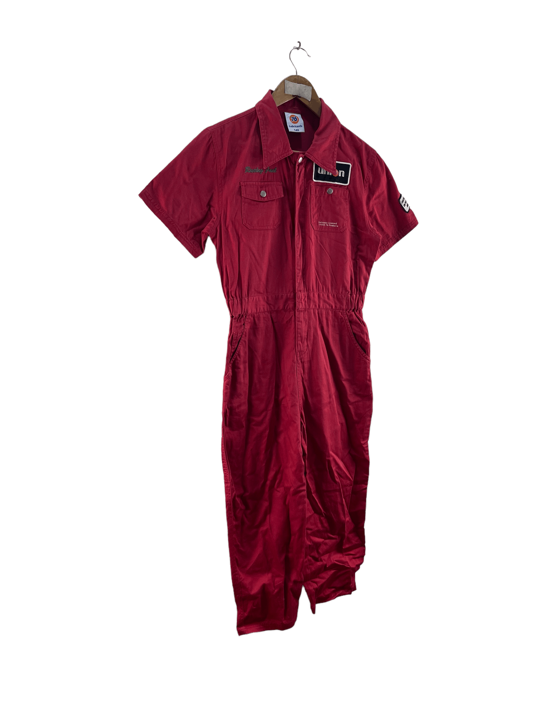 Japanese Brand Vintage 76 Lubricants Overall Jumpsuit Size US 28 / EU 44 - 5 Thumbnail