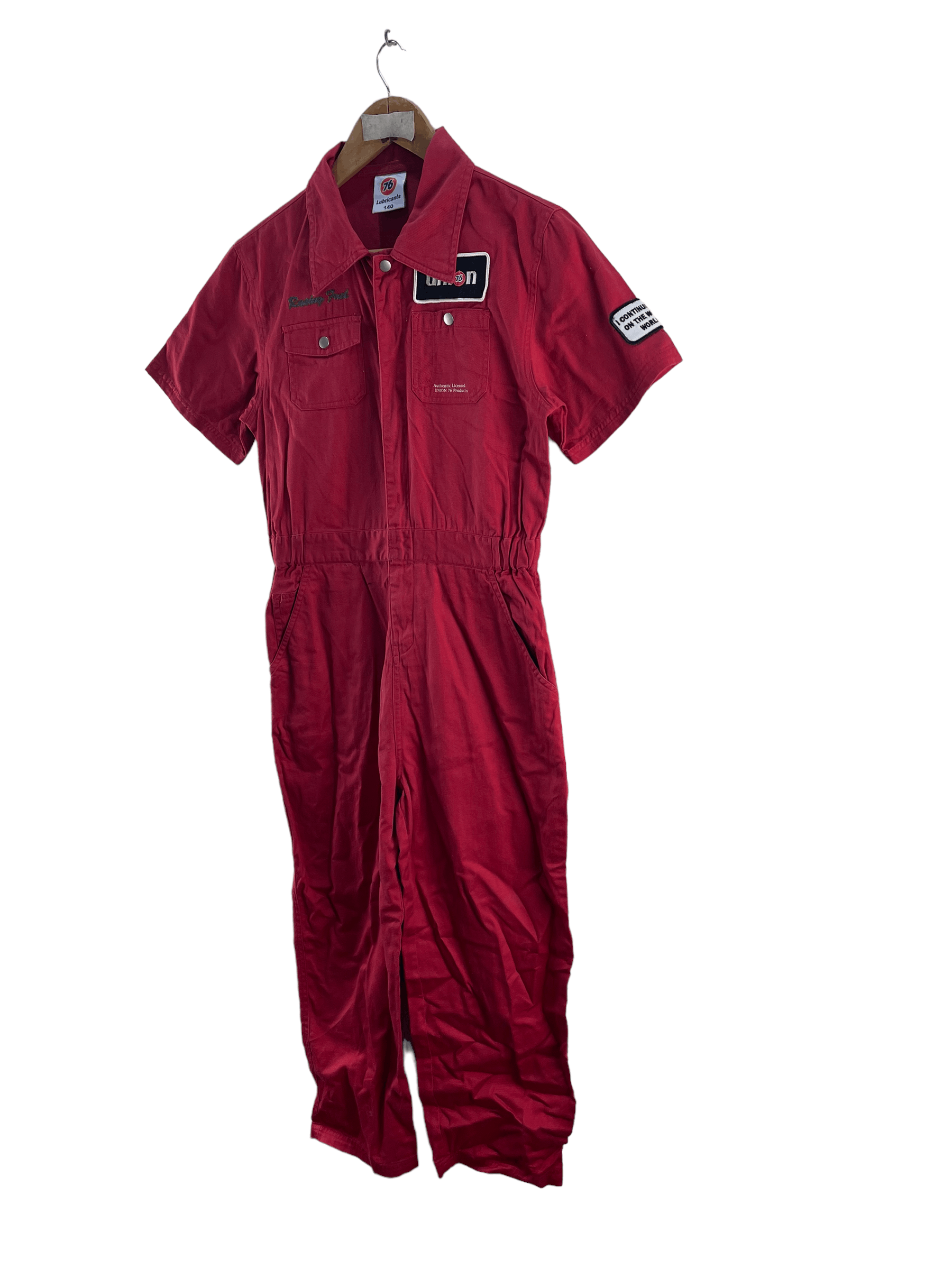 Japanese Brand Vintage 76 Lubricants Overall Jumpsuit Size US 28 / EU 44 - 6 Thumbnail