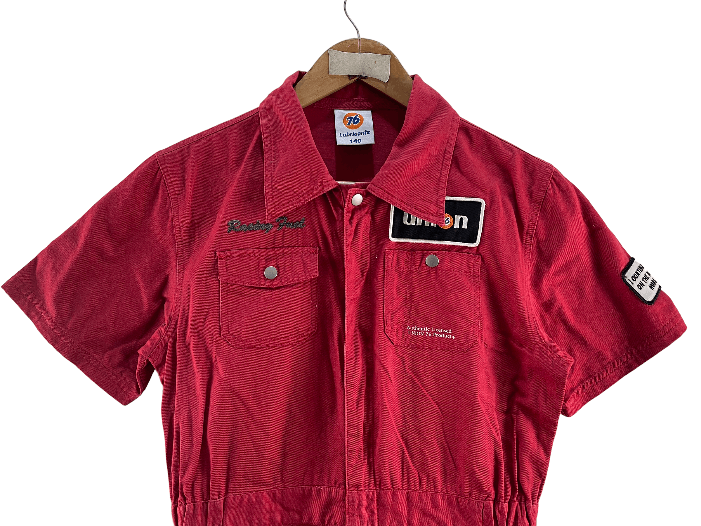 Japanese Brand Vintage 76 Lubricants Overall Jumpsuit Size US 28 / EU 44 - 9 Thumbnail