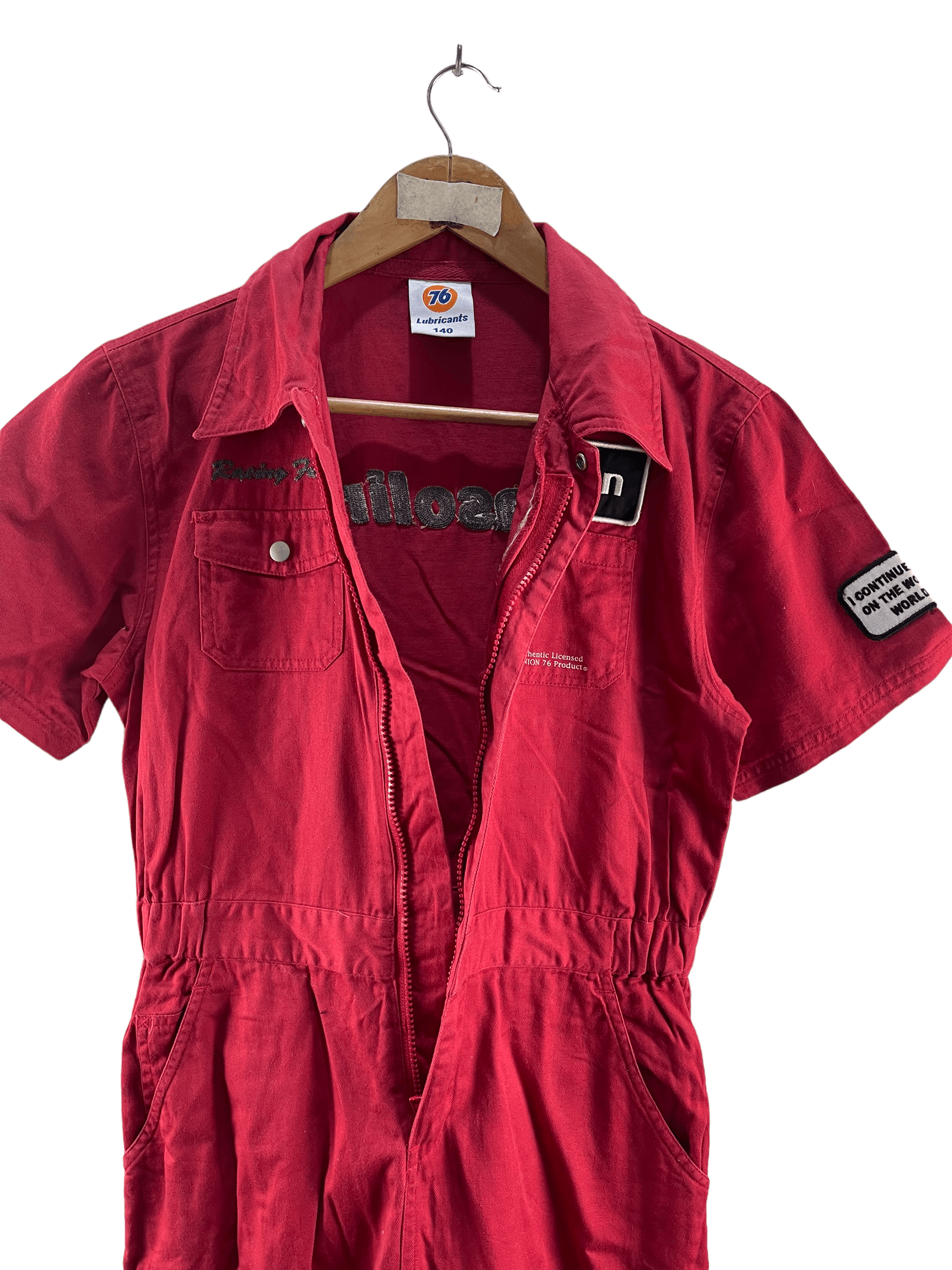 Japanese Brand Vintage 76 Lubricants Overall Jumpsuit Size US 28 / EU 44 - 8 Thumbnail