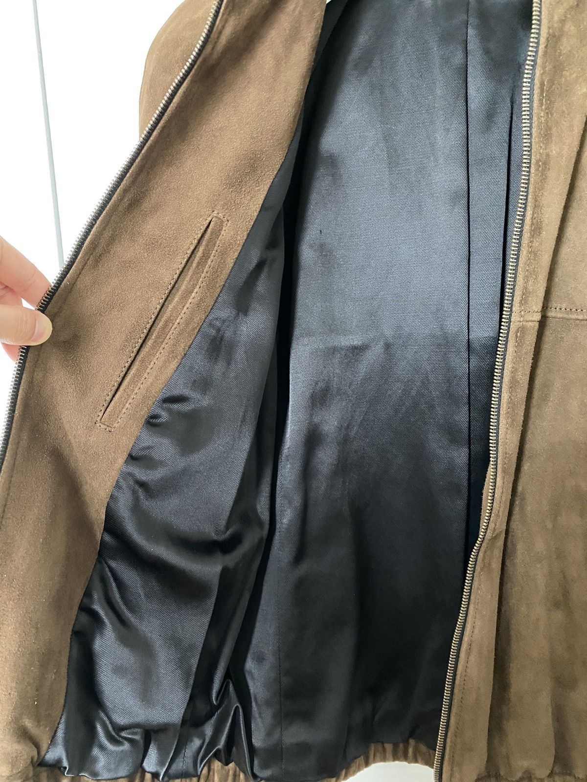Saint Laurent Paris Saint Laurent Paris Brown Suede Leather Jacket- sz.46/small Size US S / EU 44-46 / 1 - 5 Thumbnail