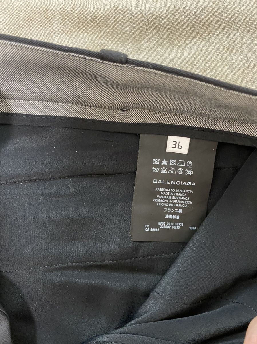 Balenciaga Black Casual Wool Pants -sz. 28 Size US 28 / EU 44 - 3 Thumbnail