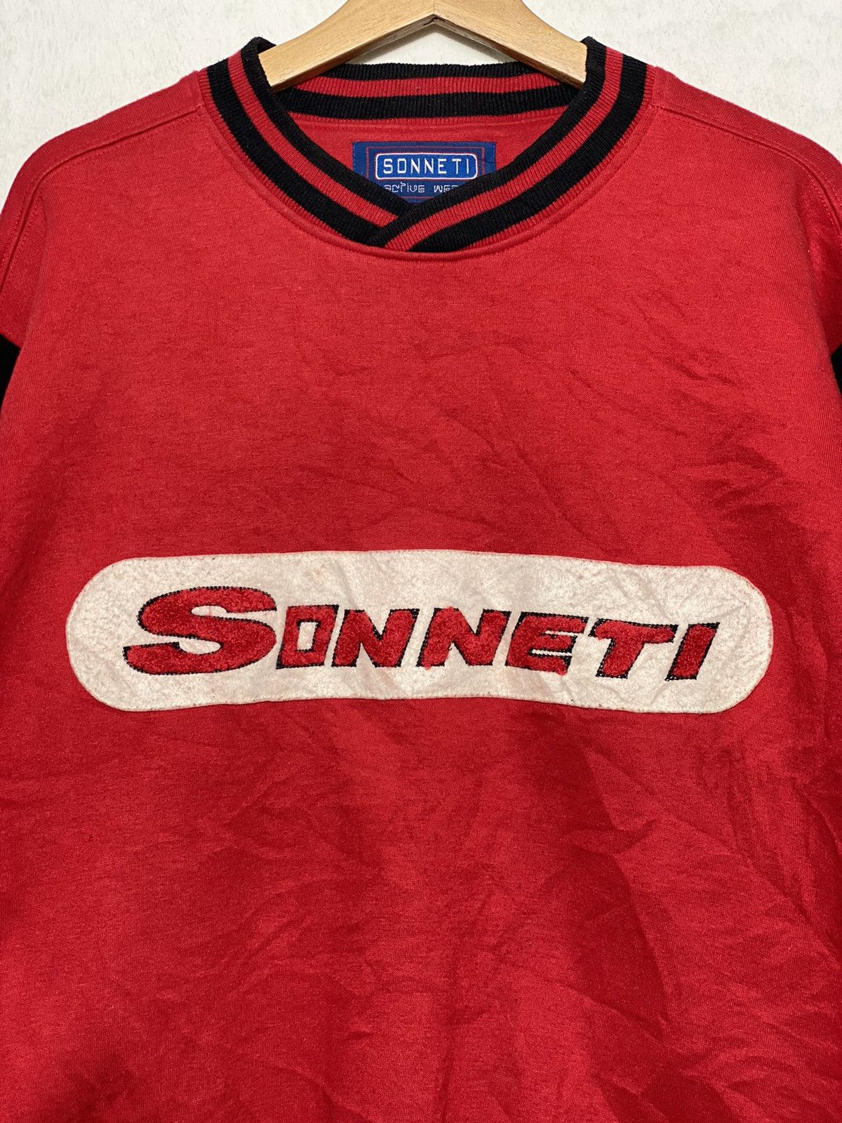 Japanese Brand Vintage Sonneti Tactical Crewneck / Travis Flacko Scott Size US S / EU 44-46 / 1 - 2 Thumbnail