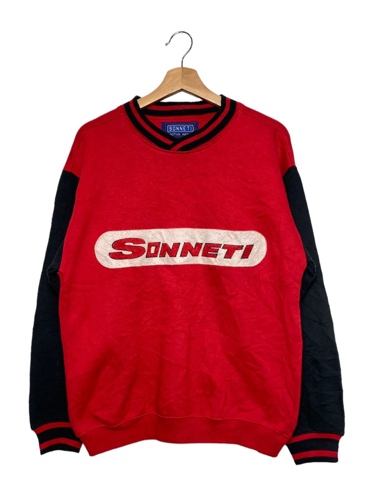 Japanese Brand Vintage Sonneti Tactical Crewneck / Travis Flacko Scott Size US S / EU 44-46 / 1 - 1 Thumbnail