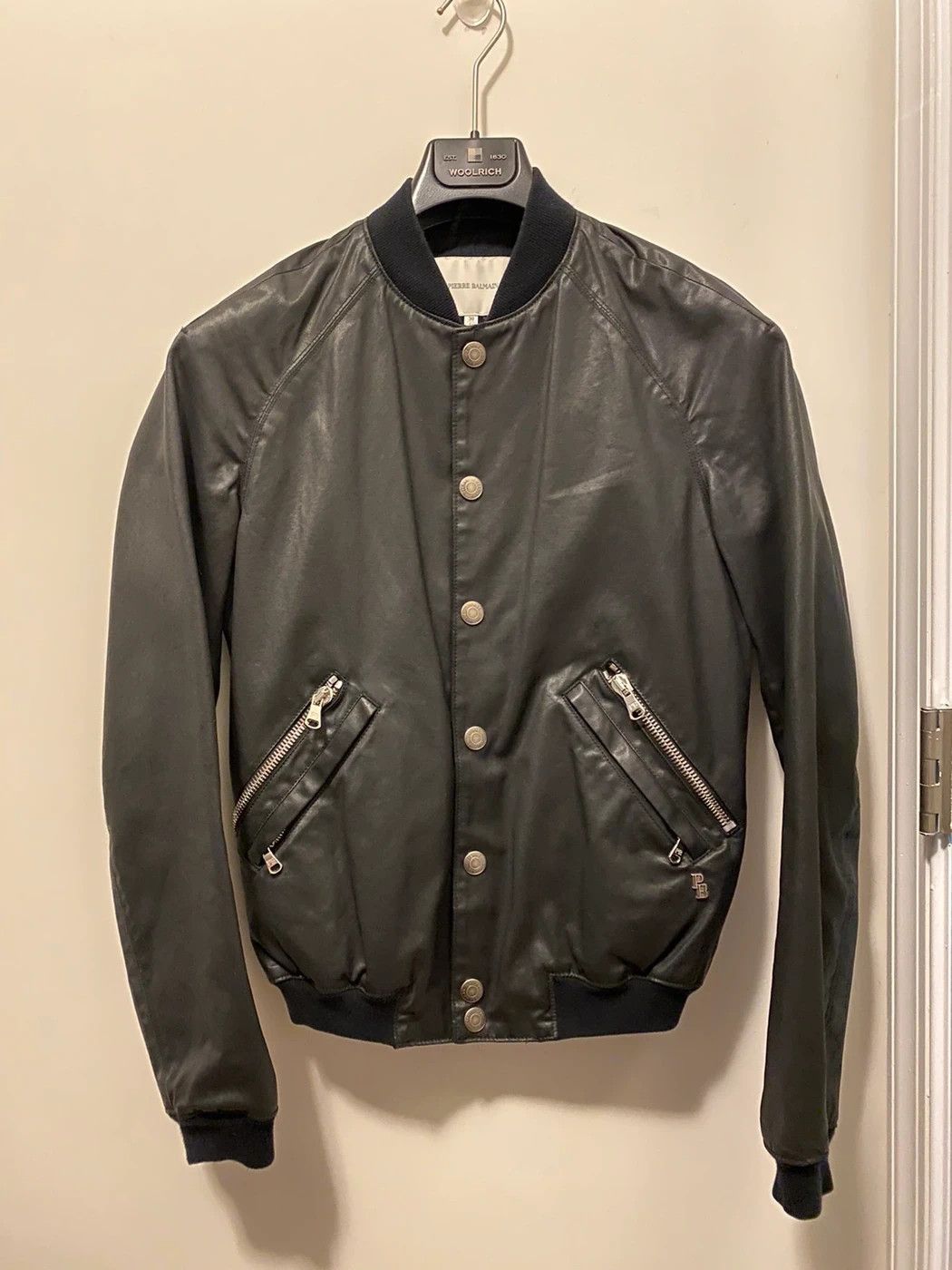 Pierre Balmain Coated Bomber - sz. 44/xs Size US S / EU 44-46 / 1 - 1 Thumbnail