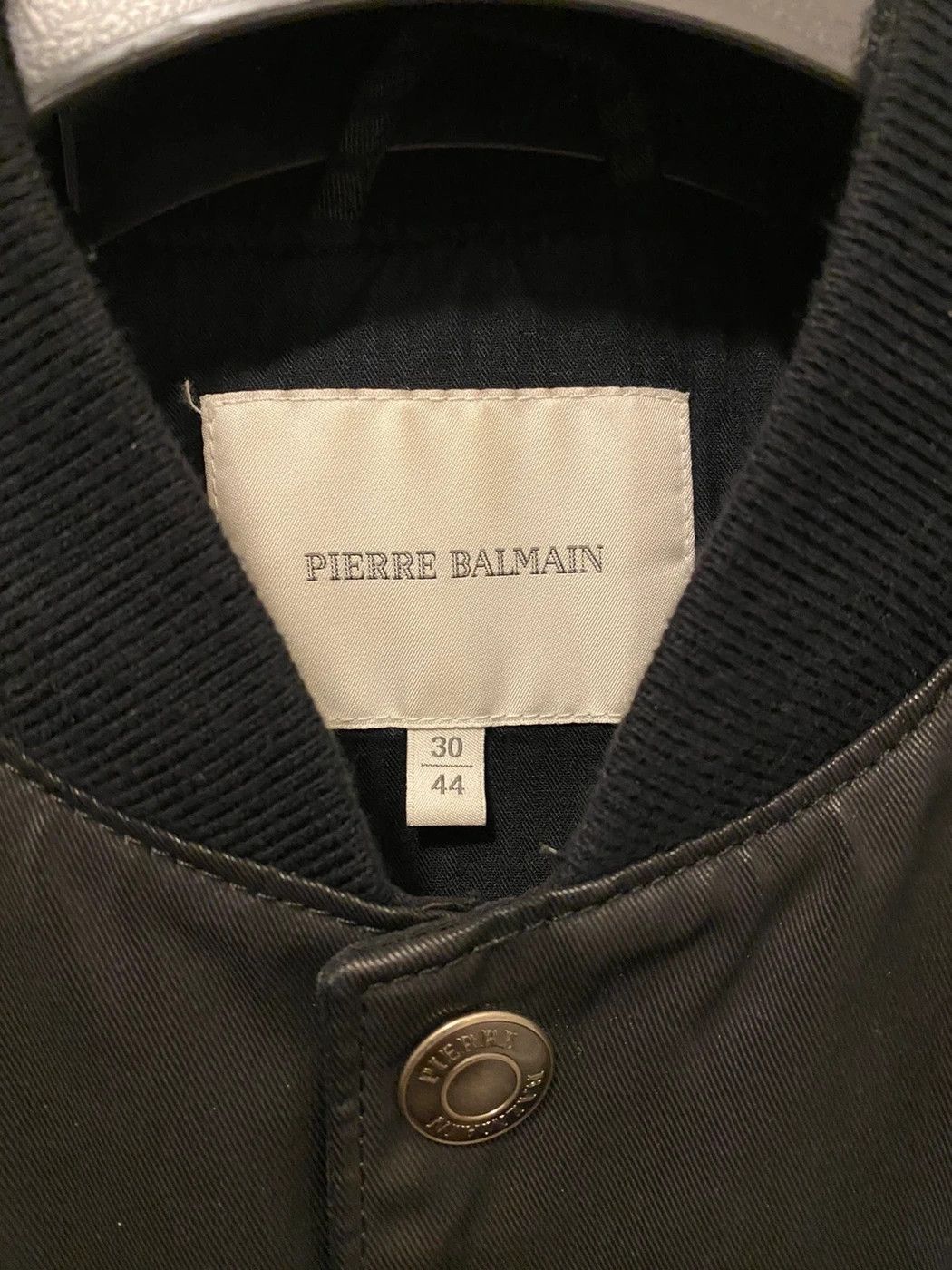 Pierre Balmain Coated Bomber - sz. 44/xs Size US S / EU 44-46 / 1 - 3 Thumbnail