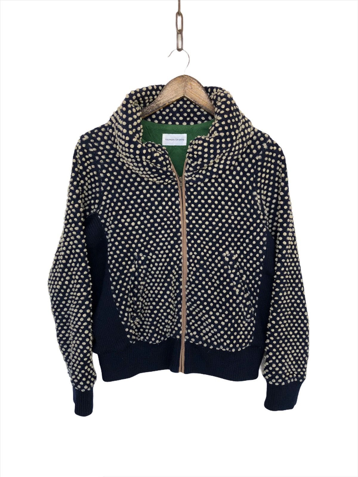 Issey Miyake GRAIL🔥Tsumori Chisato Polka Dot Embossed Sweater Size US S / EU 44-46 / 1 - 3 Thumbnail