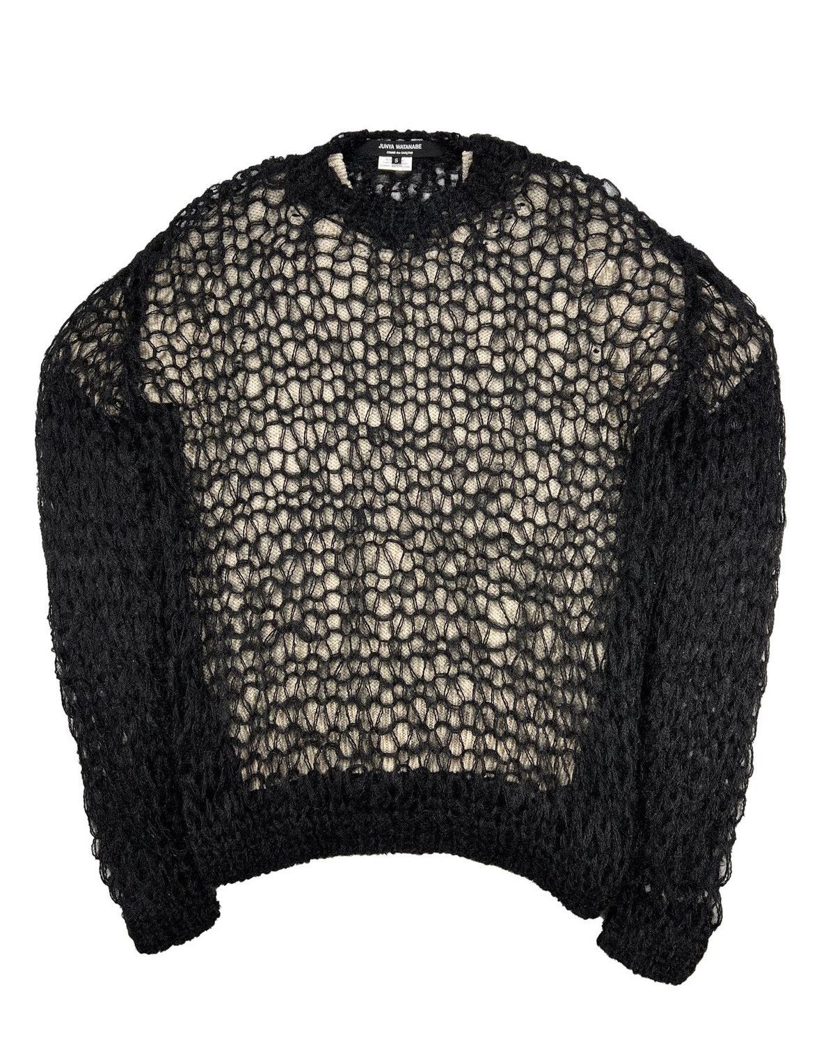 Comme des Garcons AD2019 Double Layer Mohair Sweater Size US S / EU 44-46 / 1 - 1 Thumbnail