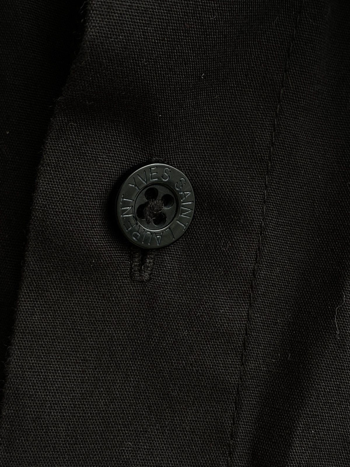 Yves Saint Laurent Black YSL Shirt Logo Size US S / EU 44-46 / 1 - 4 Thumbnail