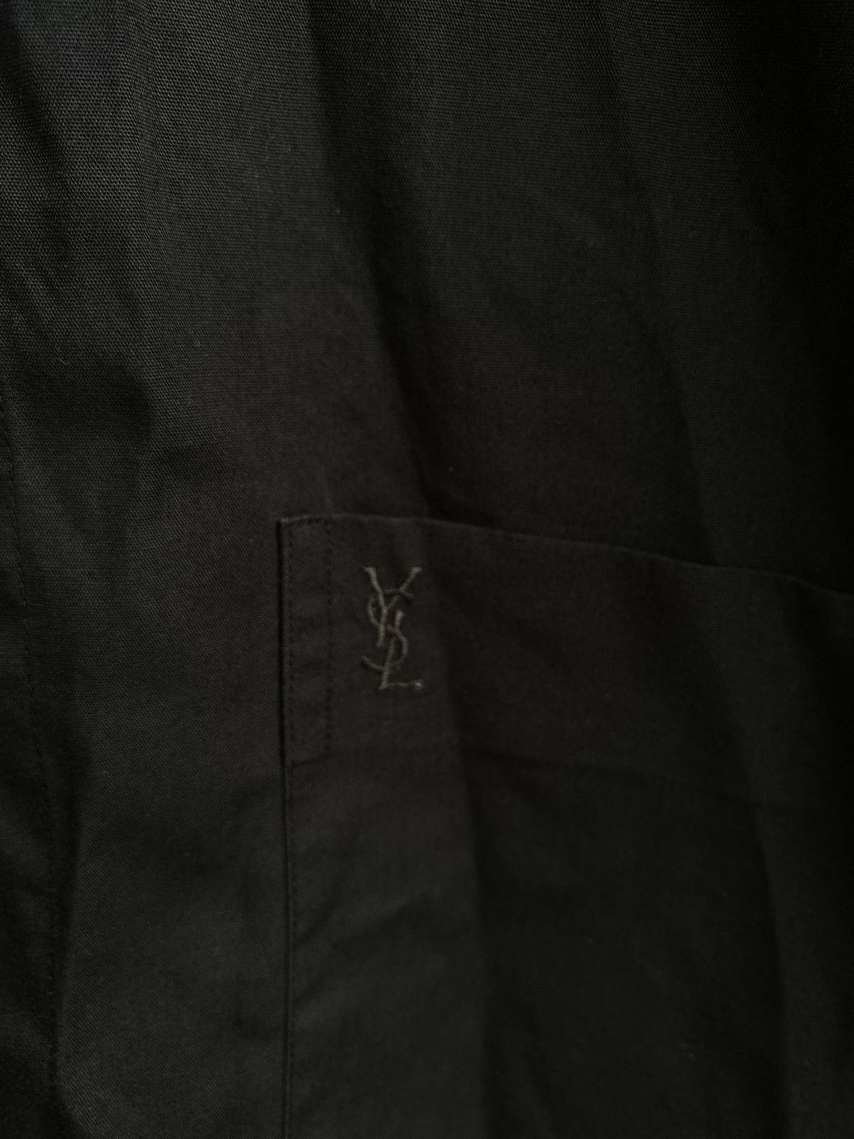 Yves Saint Laurent Black YSL Shirt Logo Size US S / EU 44-46 / 1 - 2 Thumbnail