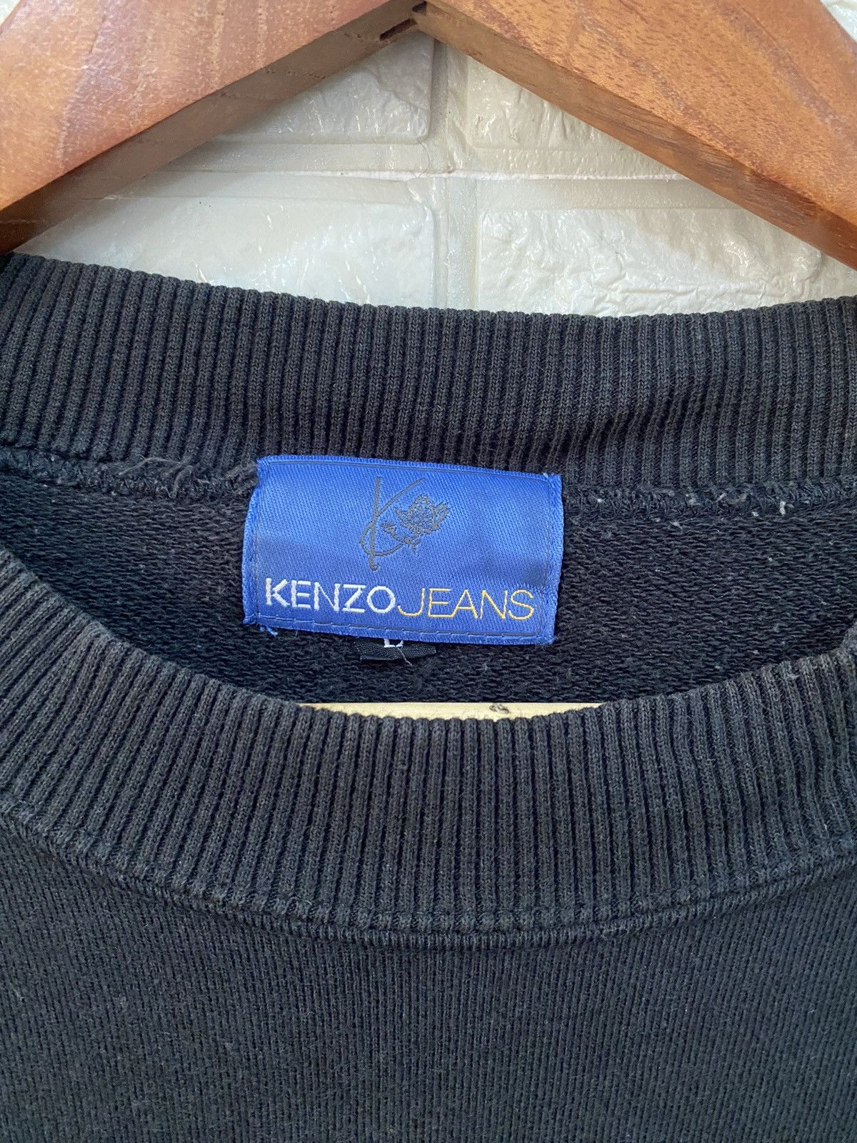 Kenzo × Vintage Vintage Kenzo Jeans Multicolour Logo Sweatshirt Size US L / EU 52-54 / 3 - 4 Thumbnail