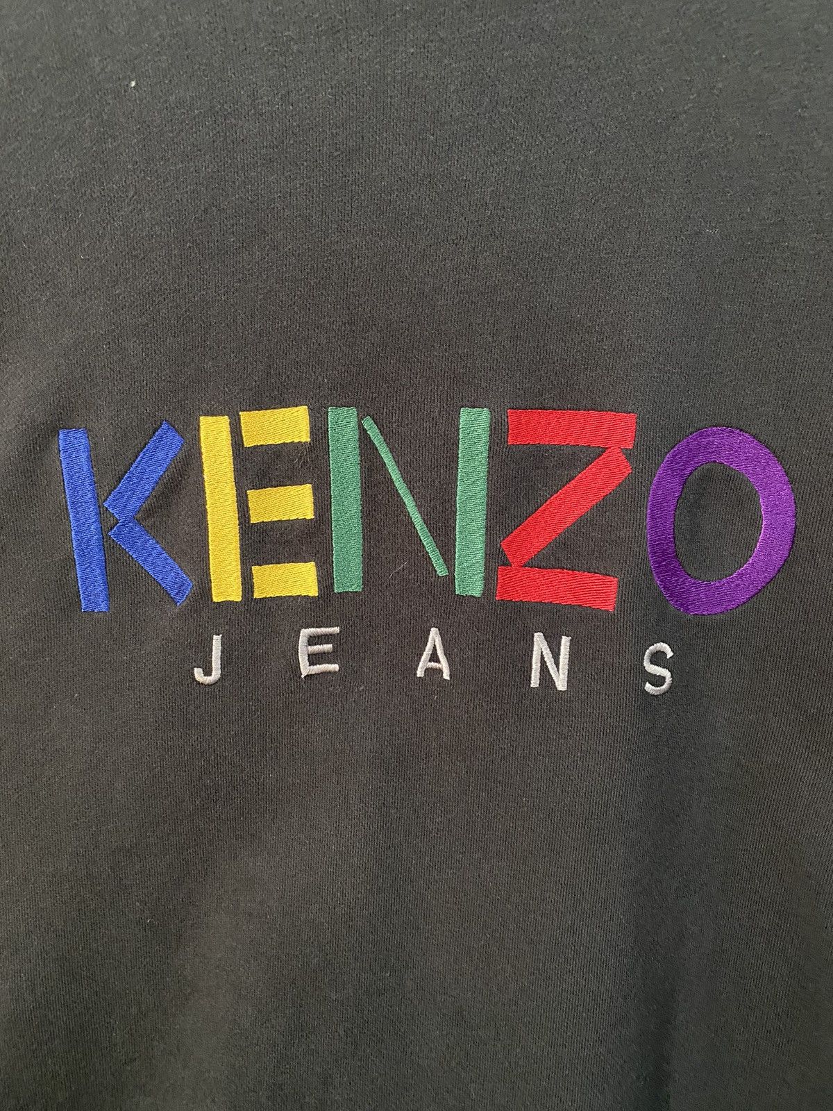 Kenzo × Vintage Vintage Kenzo Jeans Multicolour Logo Sweatshirt Size US L / EU 52-54 / 3 - 2 Thumbnail