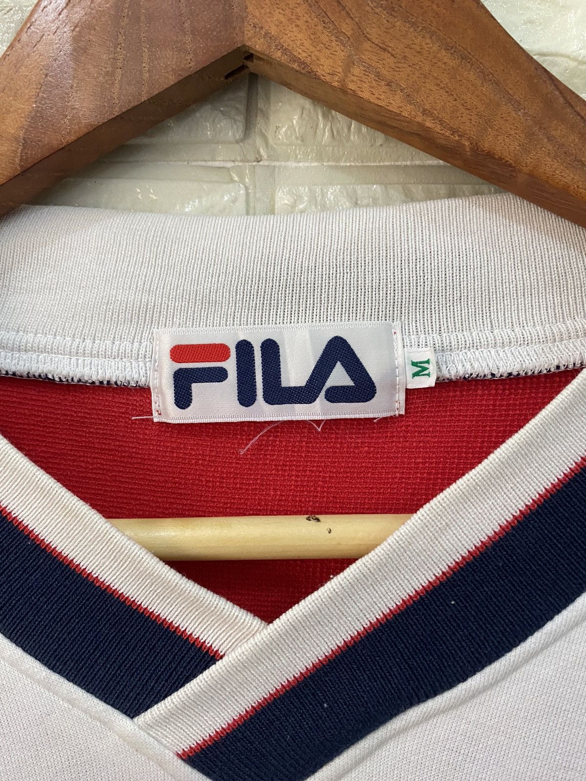 Bjorn Borg × Fila × Vintage Vintage Fila Big Logo Sweatshirt Size US M / EU 48-50 / 2 - 4 Thumbnail