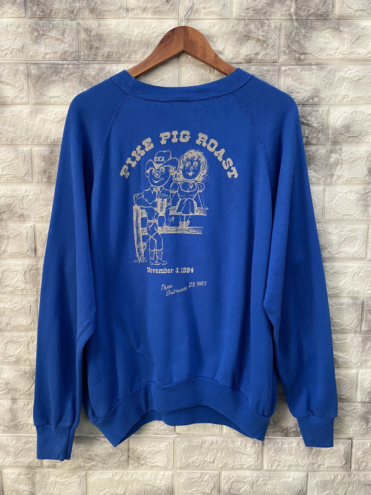 Heineken × Vintage Vintage 80’s Heineken Sweatshirt Size US XL / EU 56 / 4 - 2 Thumbnail