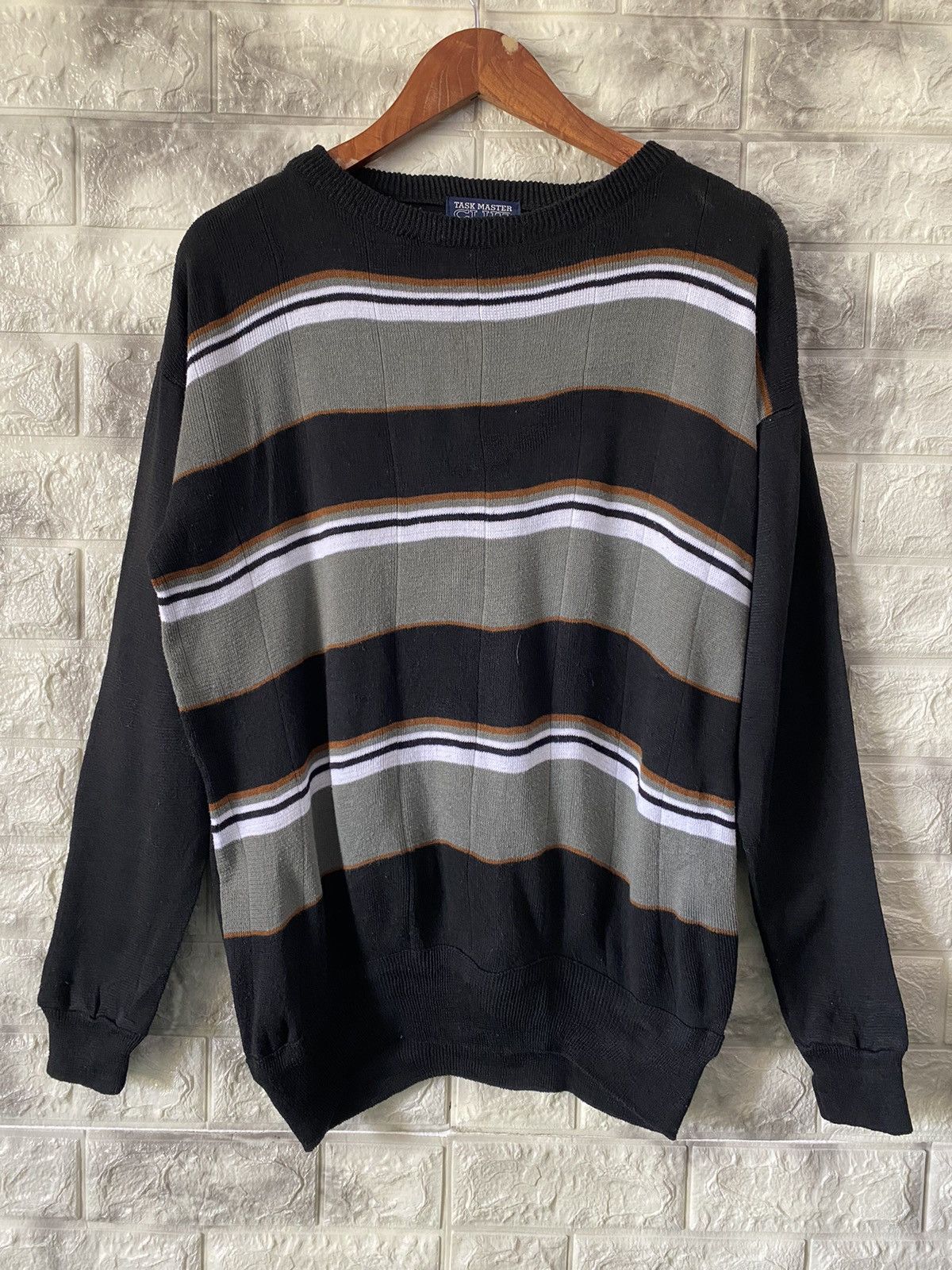 Japanese Brand × Vintage Vintage Task Master Club Sweater Size US M / EU 48-50 / 2 - 1 Thumbnail