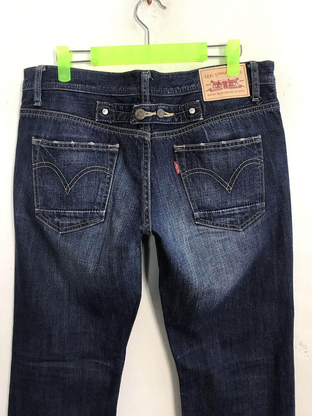 Levi's Vintage Clothing Vintage Levi’s Design Buckle Back Jeans style Size US 32 / EU 48 - 9 Thumbnail