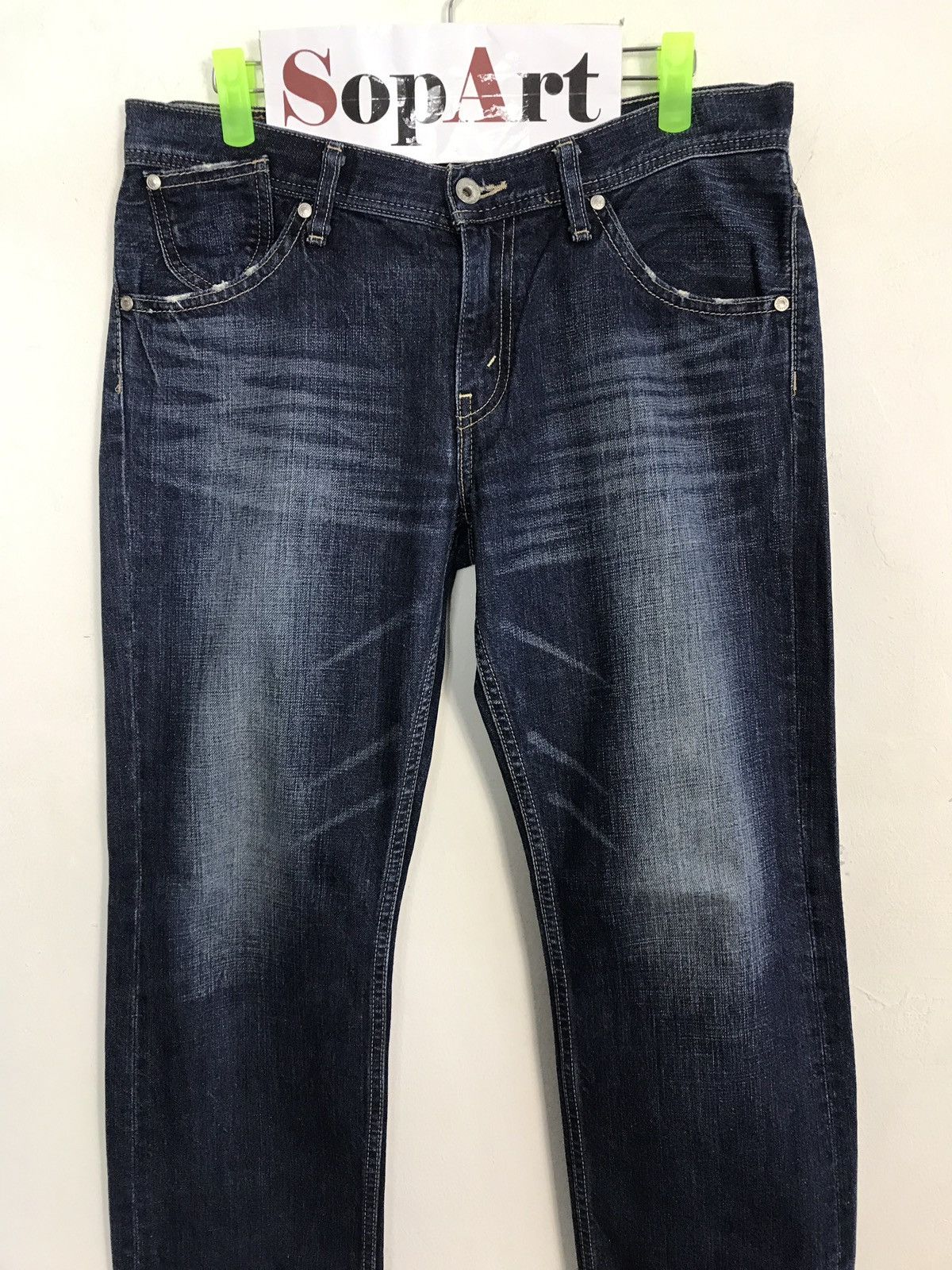 Levi's Vintage Clothing Vintage Levi’s Design Buckle Back Jeans style Size US 32 / EU 48 - 3 Thumbnail