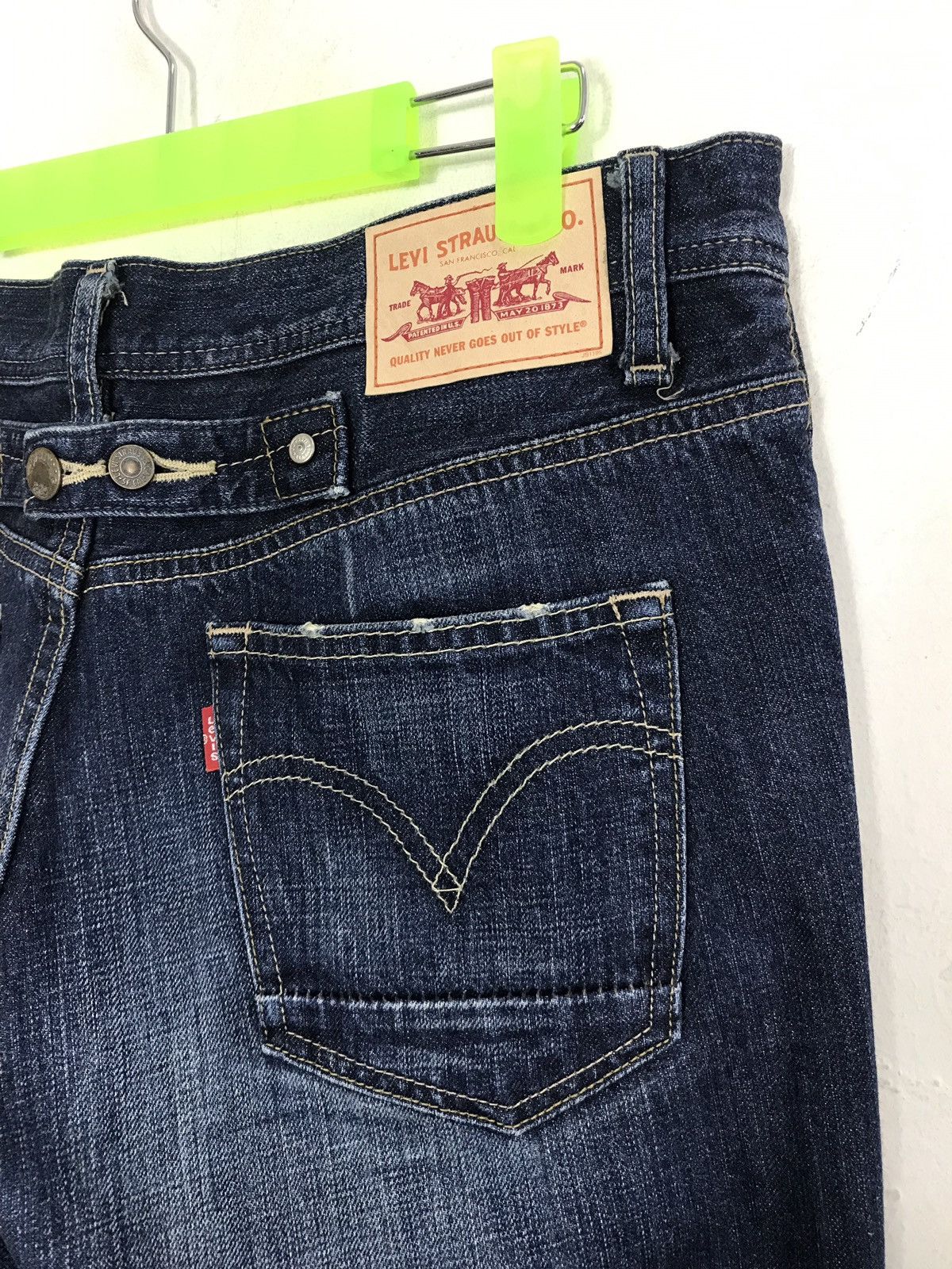 Levi's Vintage Clothing Vintage Levi’s Design Buckle Back Jeans style Size US 32 / EU 48 - 10 Thumbnail
