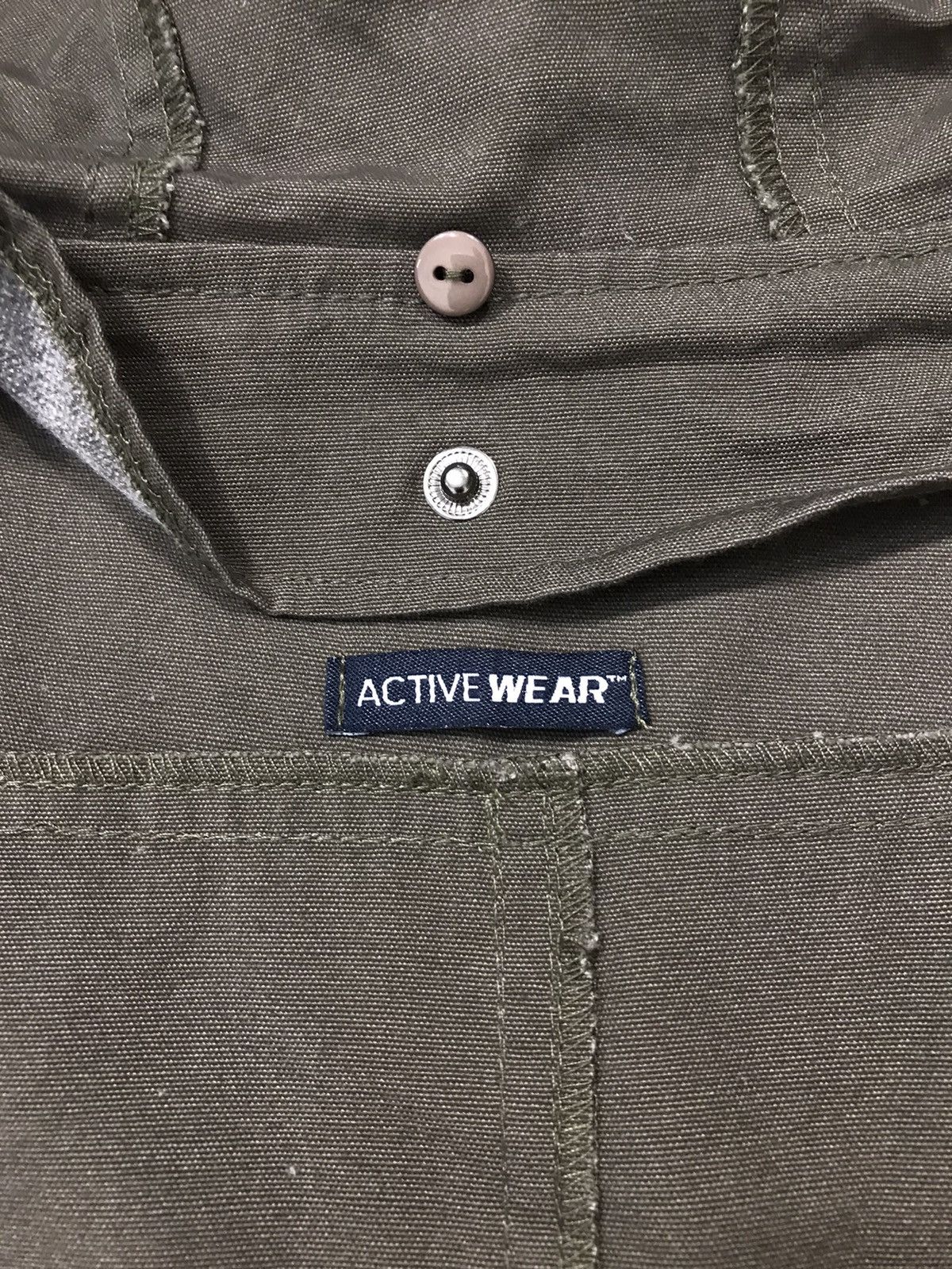Japanese Brand × Vintage Vintage Active Wear Parka Zipper Hoodie Design Size US XXL / EU 58 / 5 - 9 Thumbnail
