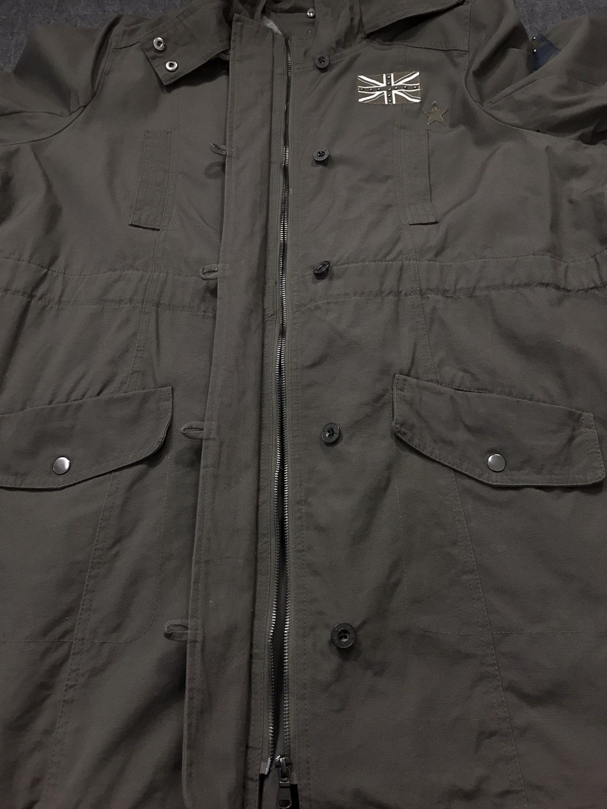 Japanese Brand × Vintage Vintage Active Wear Parka Zipper Hoodie Design Size US XXL / EU 58 / 5 - 7 Thumbnail