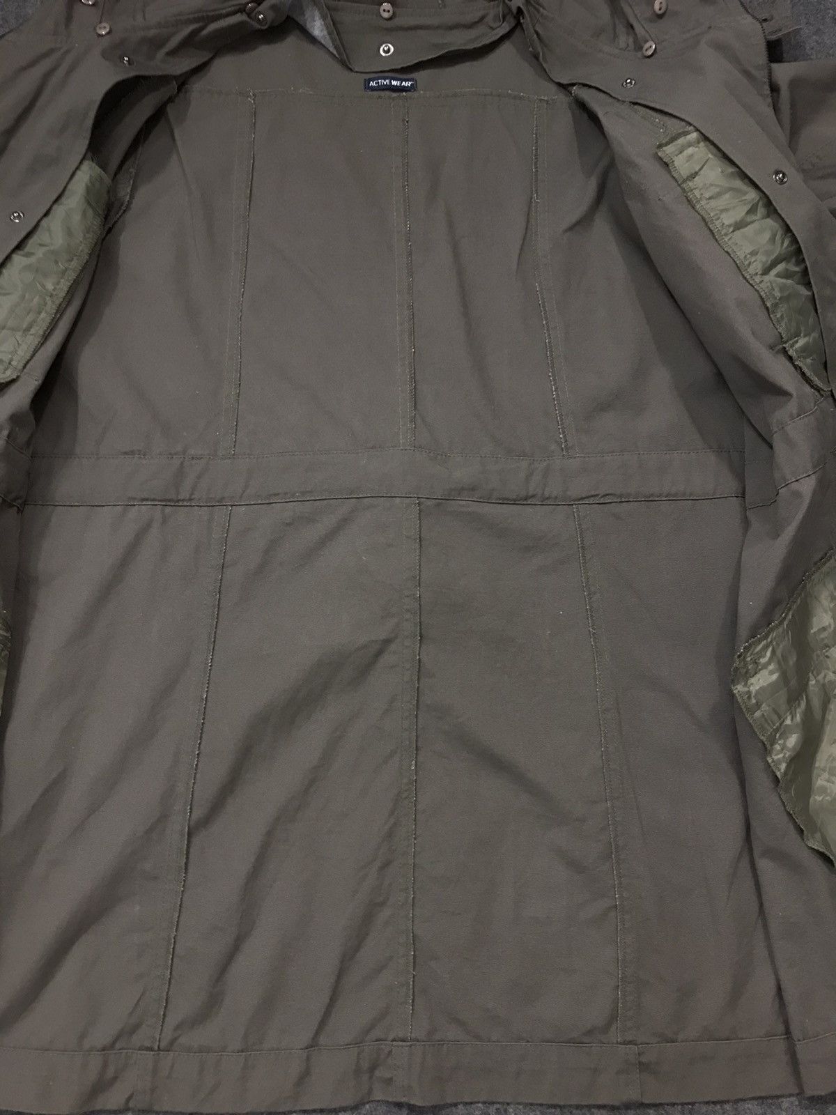 Japanese Brand × Vintage Vintage Active Wear Parka Zipper Hoodie Design Size US XXL / EU 58 / 5 - 8 Thumbnail