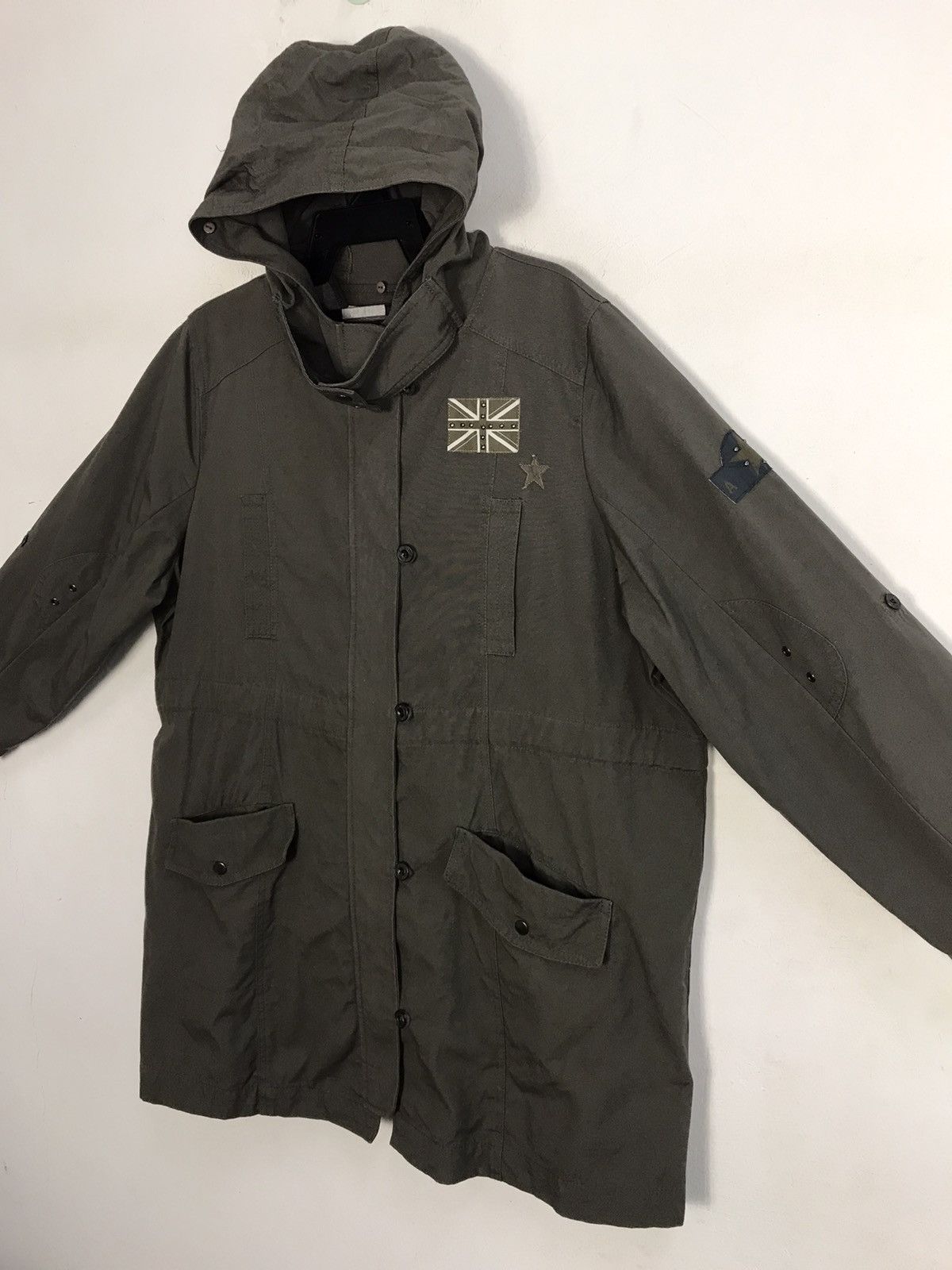 Japanese Brand × Vintage Vintage Active Wear Parka Zipper Hoodie Design Size US XXL / EU 58 / 5 - 4 Thumbnail