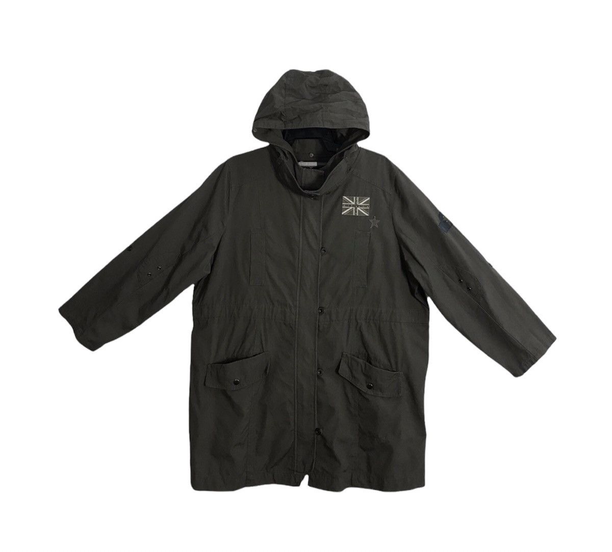 Japanese Brand × Vintage Vintage Active Wear Parka Zipper Hoodie Design Size US XXL / EU 58 / 5 - 1 Thumbnail