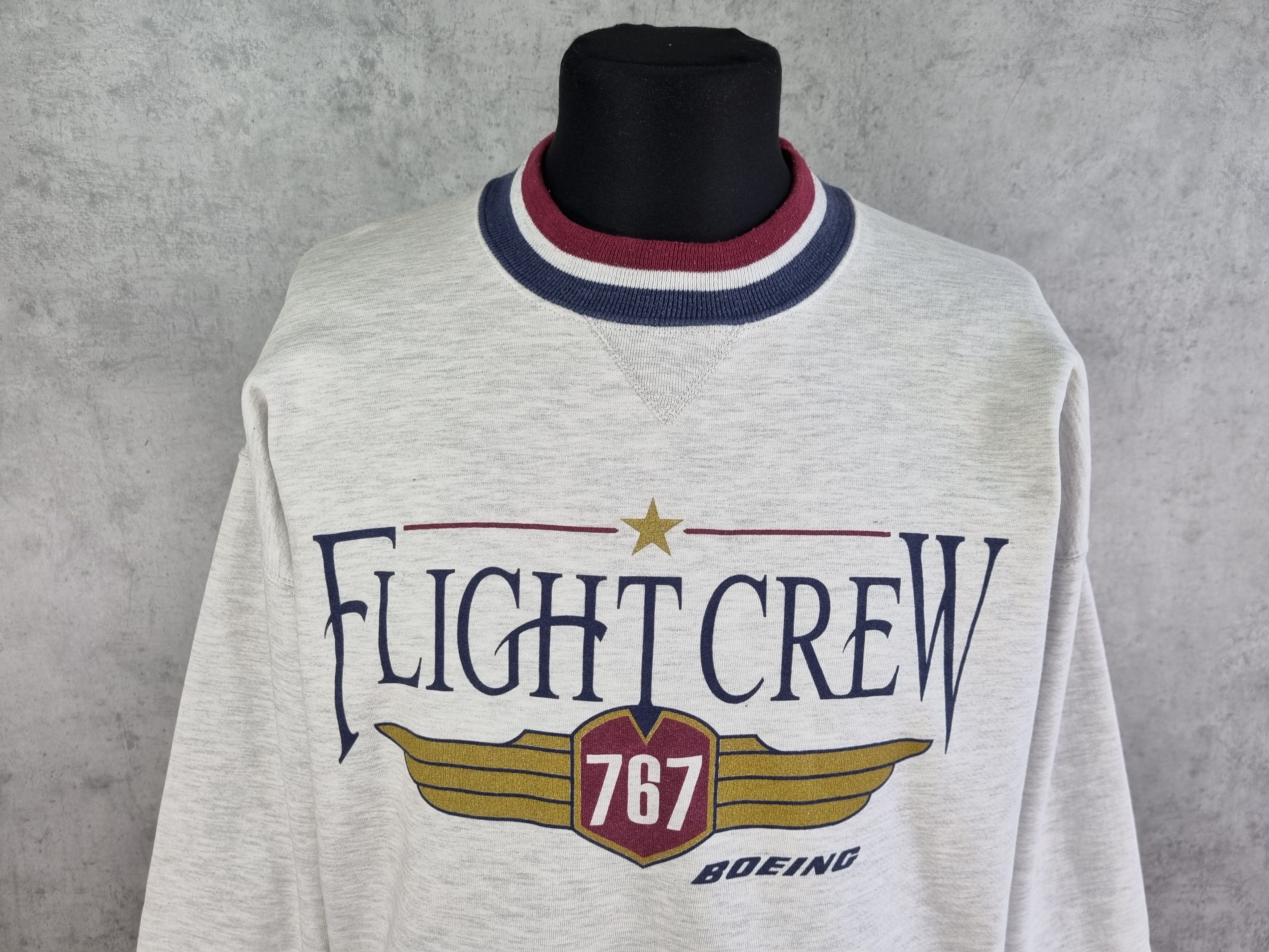 Gear for Sports × Vintage 90s Flight Crew Boeing Vintage Sweatshirt Size US L / EU 52-54 / 3 - 9 Thumbnail