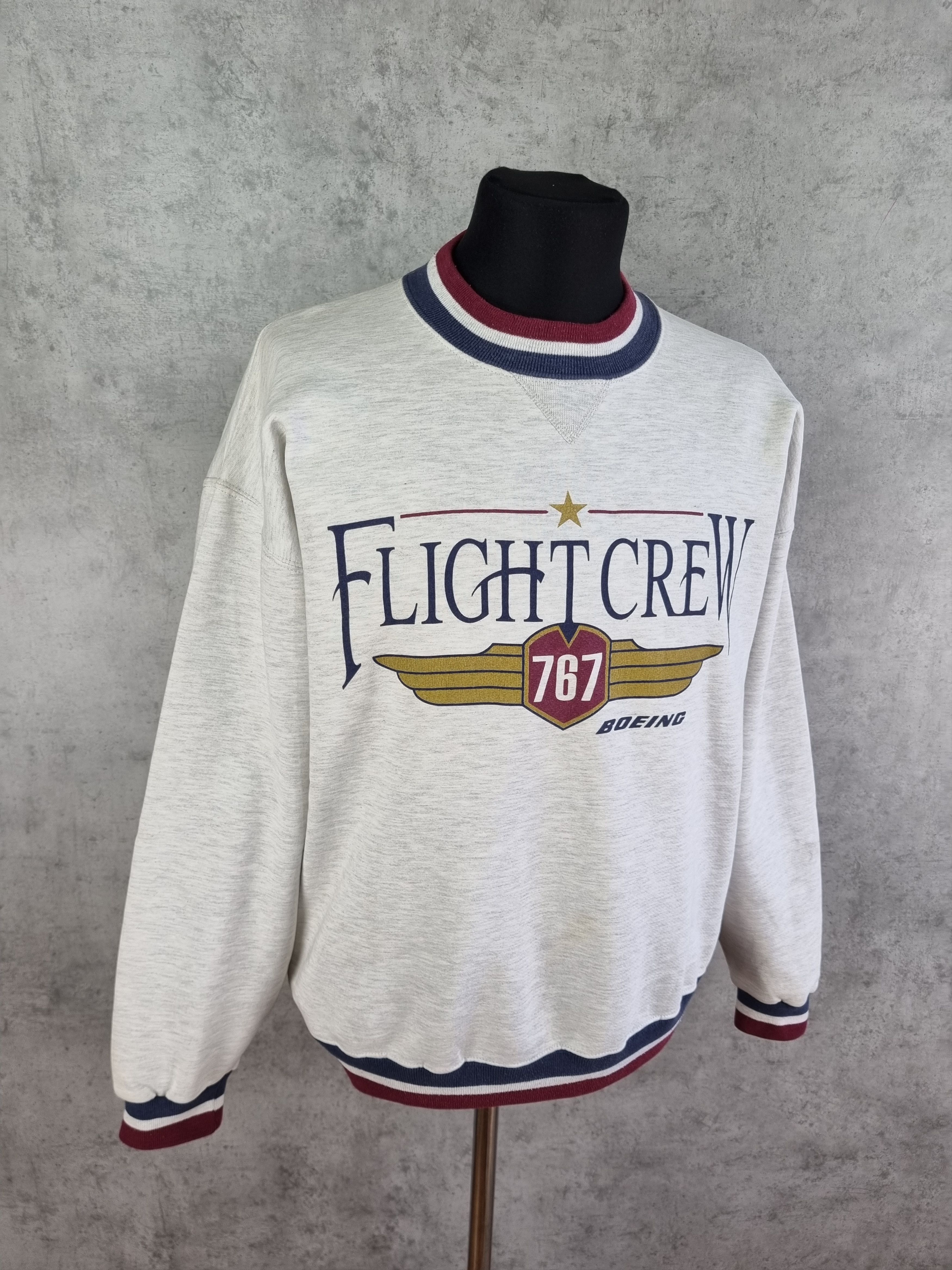 Gear for Sports × Vintage 90s Flight Crew Boeing Vintage Sweatshirt Size US L / EU 52-54 / 3 - 5 Thumbnail