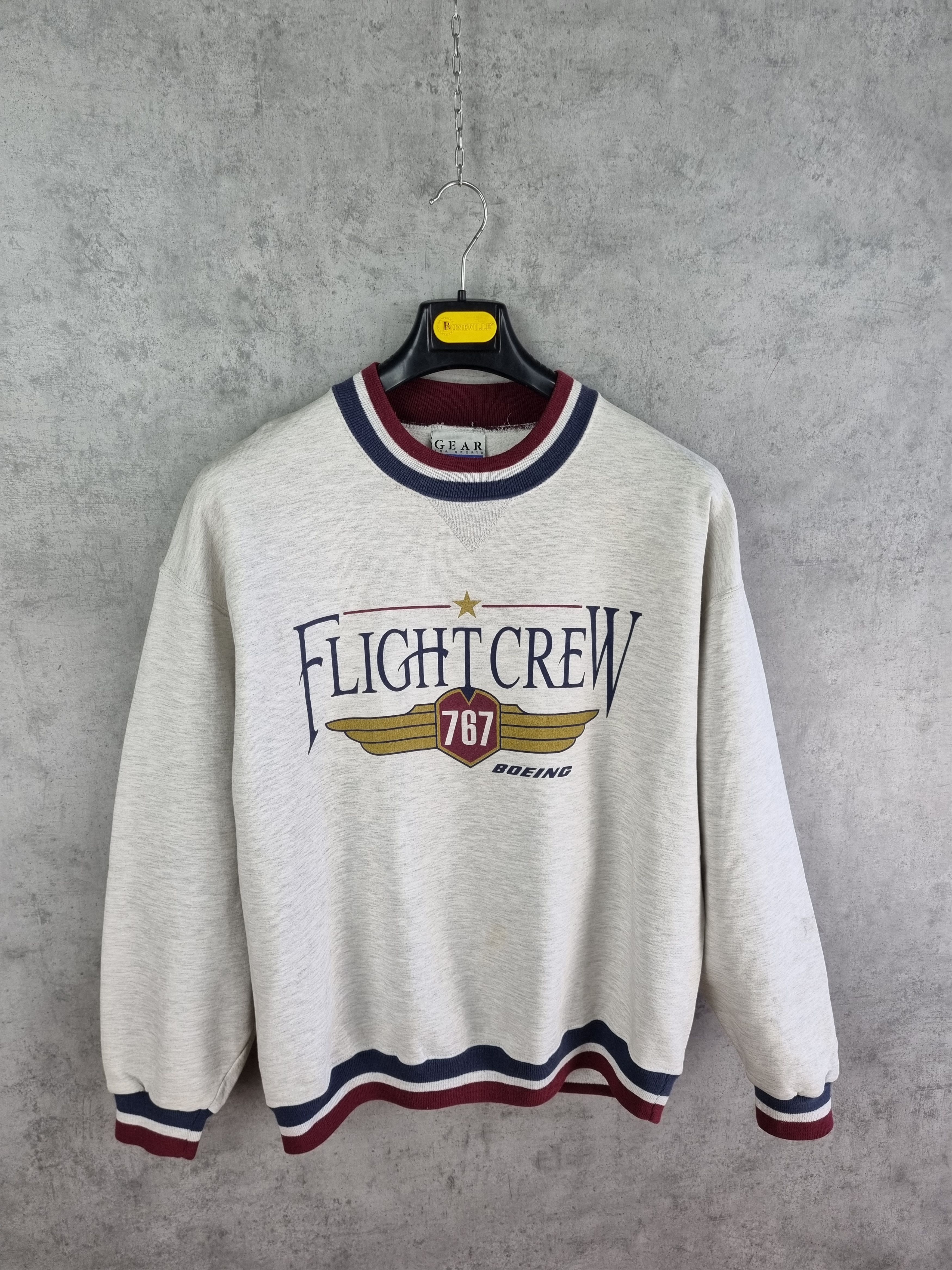 Gear for Sports × Vintage 90s Flight Crew Boeing Vintage Sweatshirt Size US L / EU 52-54 / 3 - 2 Thumbnail