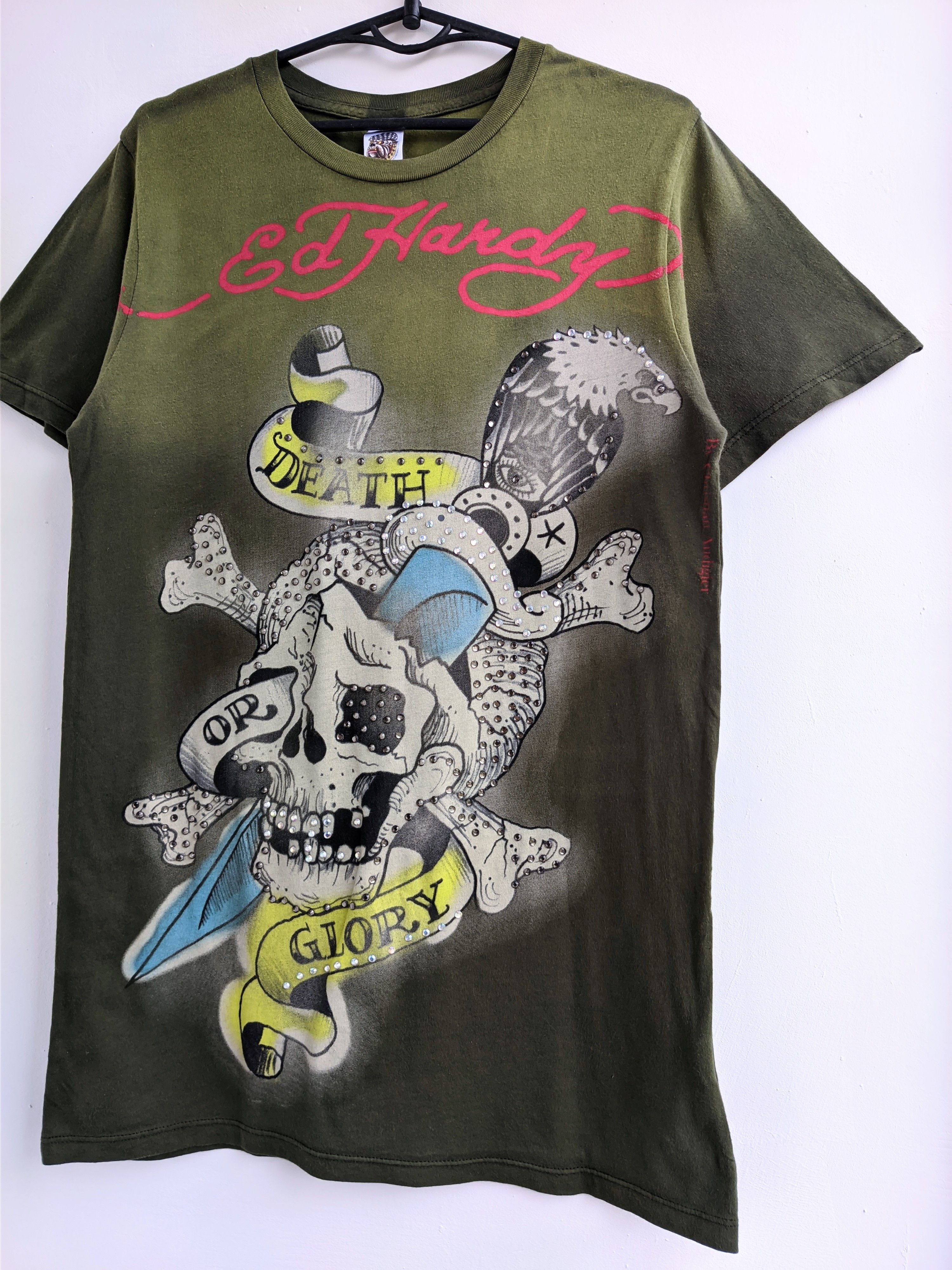 Ed Hardy Ed Hardy tshirt big logo vintage y2k Size S / US 4 / IT 40 - 5 Thumbnail