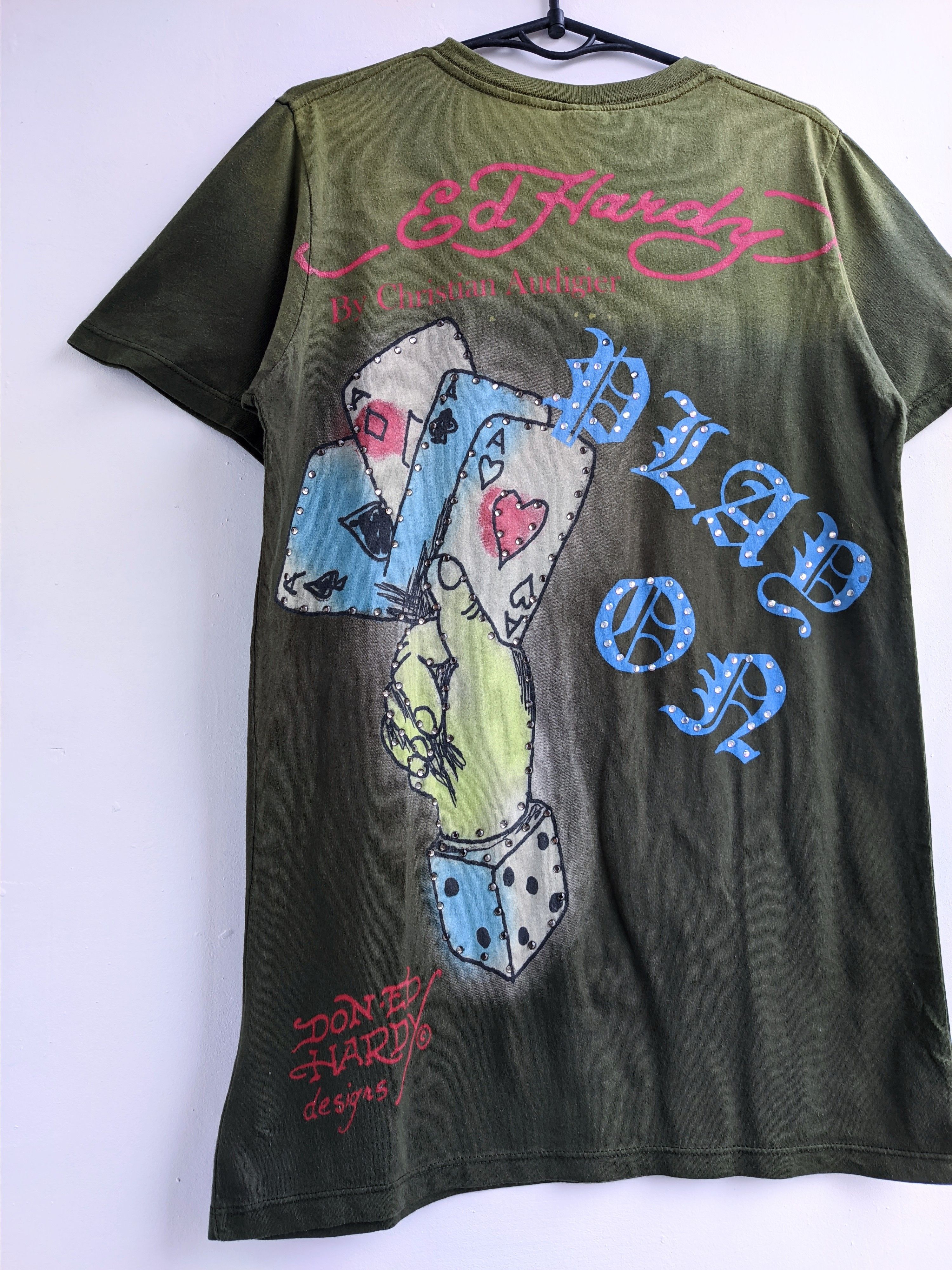 Ed Hardy Ed Hardy tshirt big logo vintage y2k Size S / US 4 / IT 40 - 3 Thumbnail