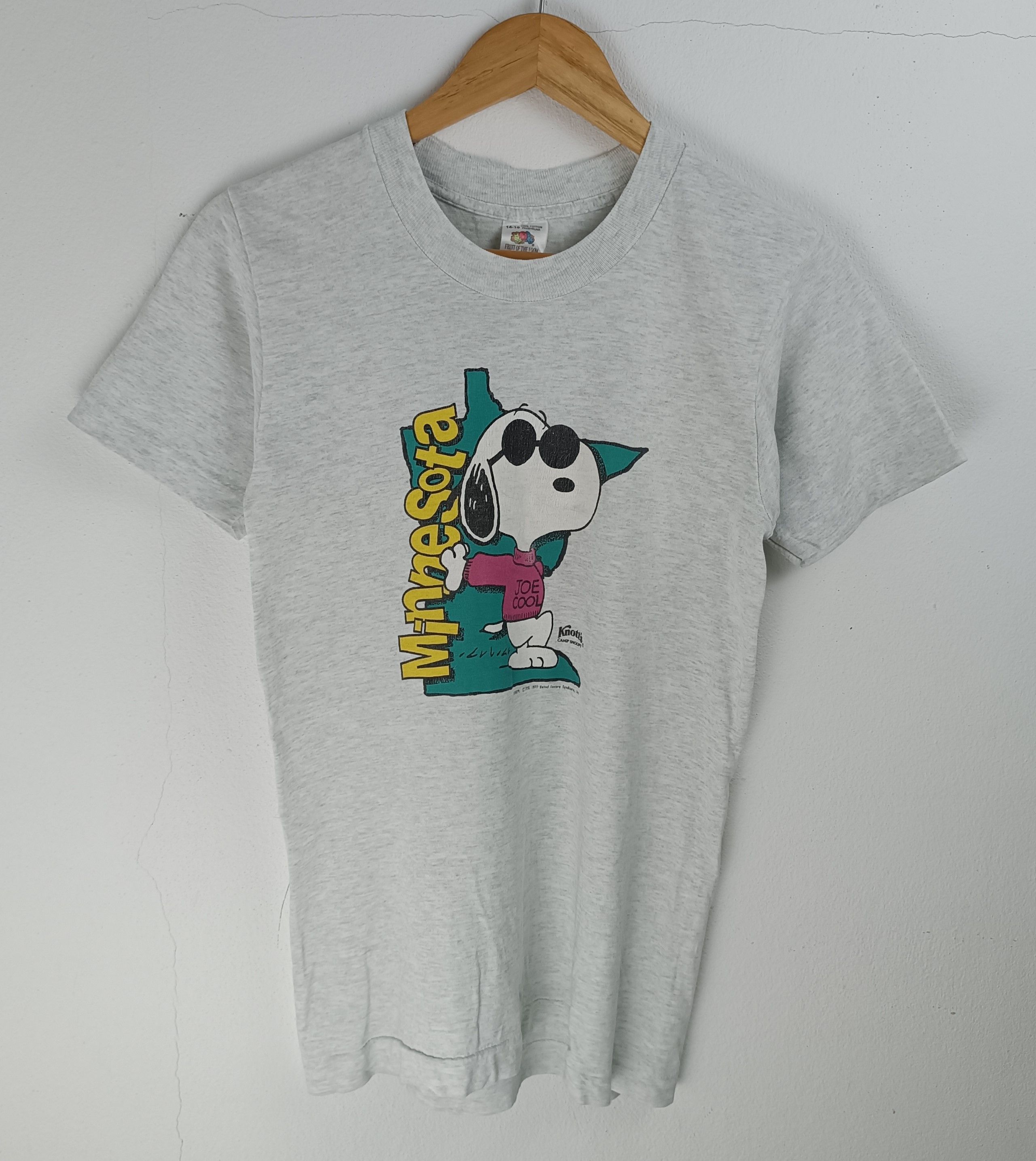 Cartoon Network VINTAGE 90's SNOOPY 'JOE COOL' NICKELODEON DISNEYS ANIME Size US XS / EU 42 / 0 - 3 Thumbnail