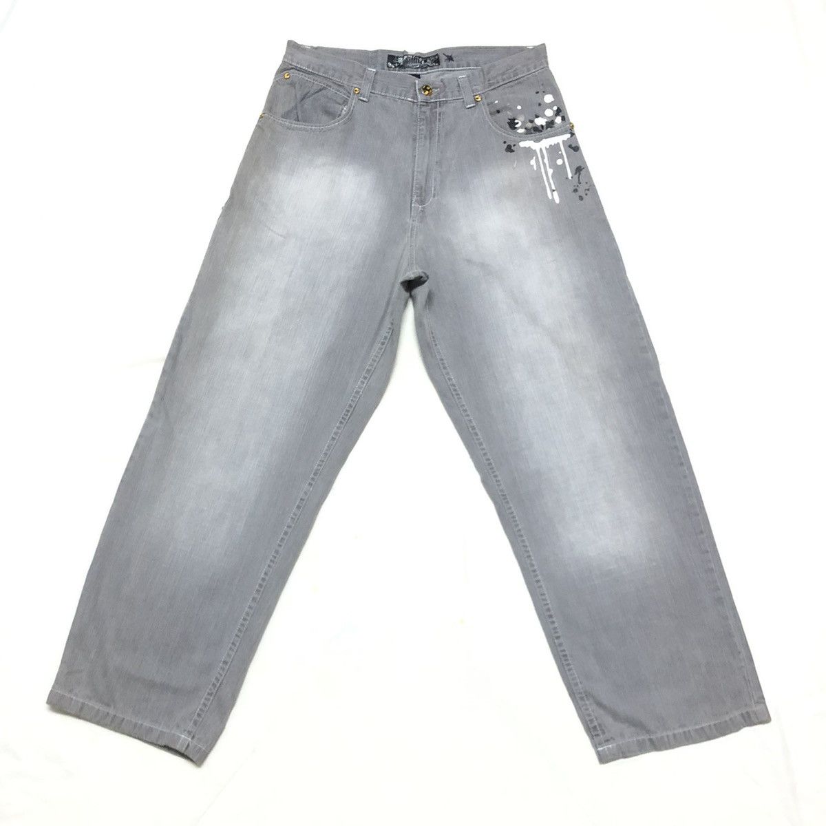 Southpole Vintage Southpole Splash Painter Baggy/Loose Denim Size US 36 / EU 52 - 1 Thumbnail