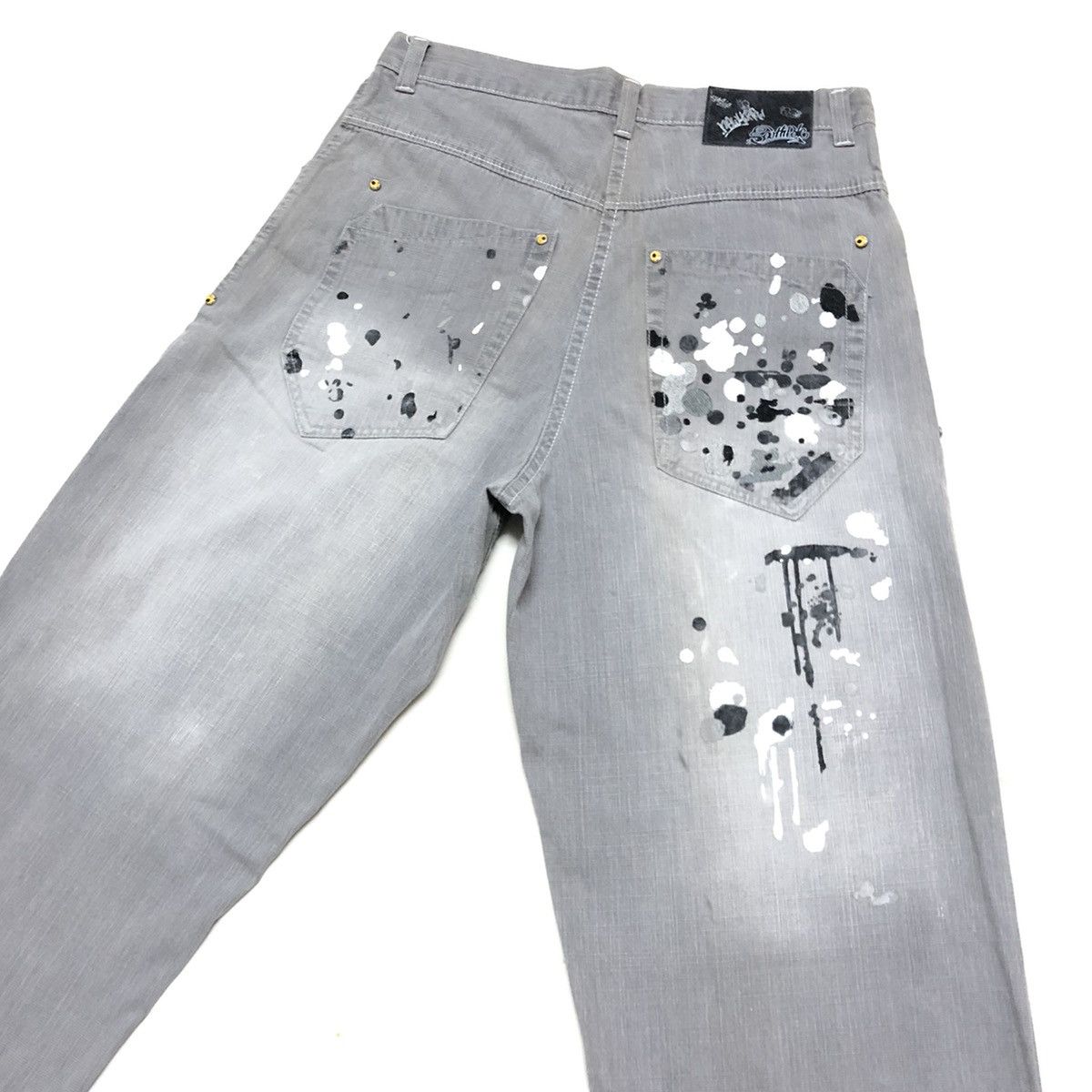 Southpole Vintage Southpole Splash Painter Baggy/Loose Denim Size US 36 / EU 52 - 14 Thumbnail