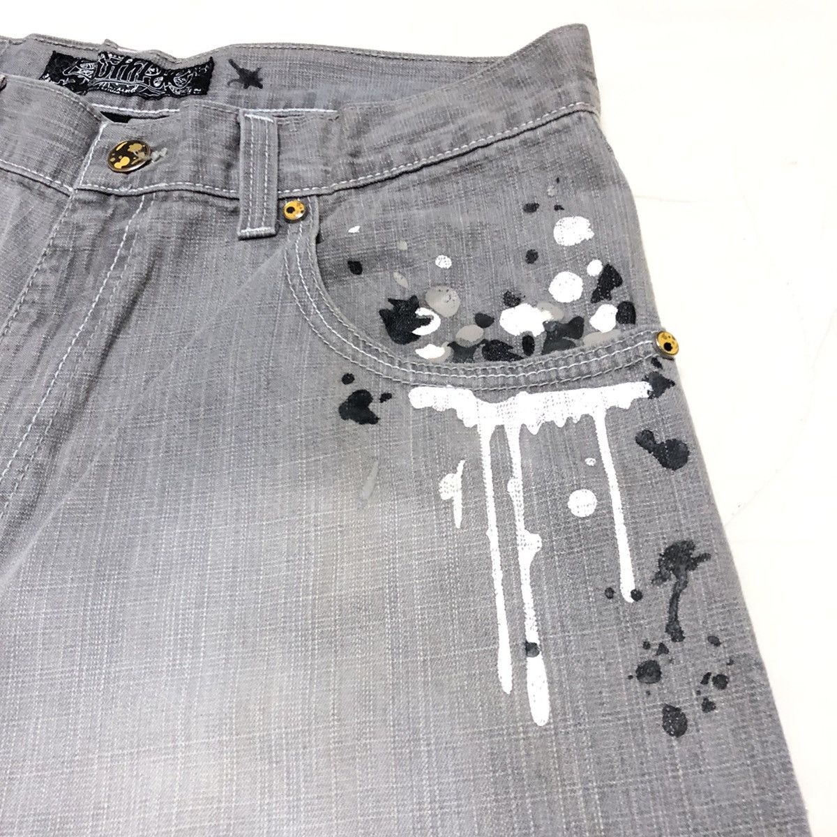 Southpole Vintage Southpole Splash Painter Baggy/Loose Denim Size US 36 / EU 52 - 3 Thumbnail