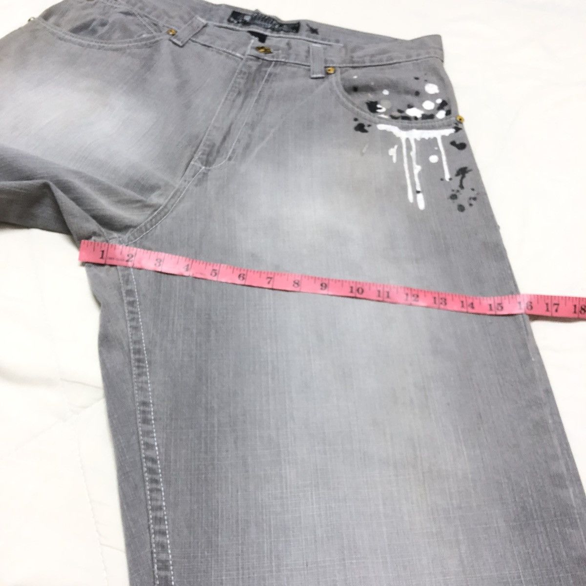 Southpole Vintage Southpole Splash Painter Baggy/Loose Denim Size US 36 / EU 52 - 7 Thumbnail