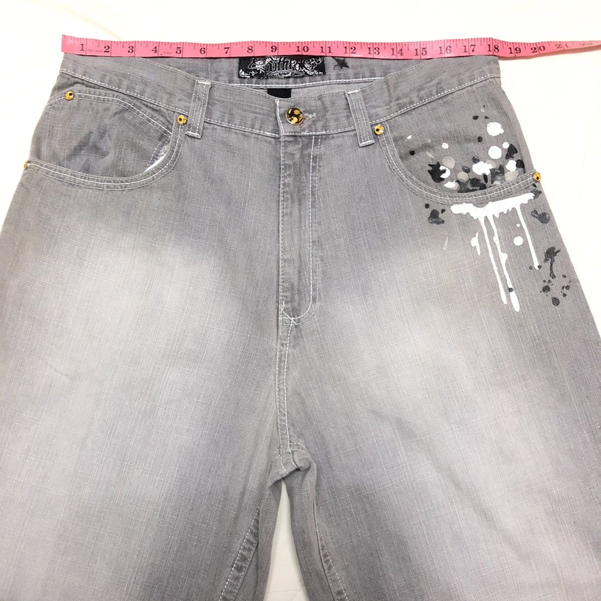 Southpole Vintage Southpole Splash Painter Baggy/Loose Denim Size US 36 / EU 52 - 5 Thumbnail